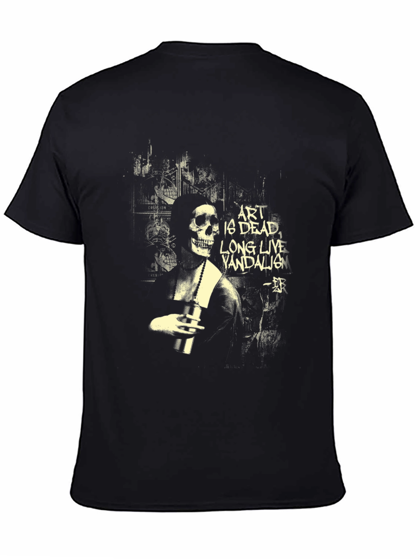 Art is Dead T-Shirt - Skeleton Graphic Tee
