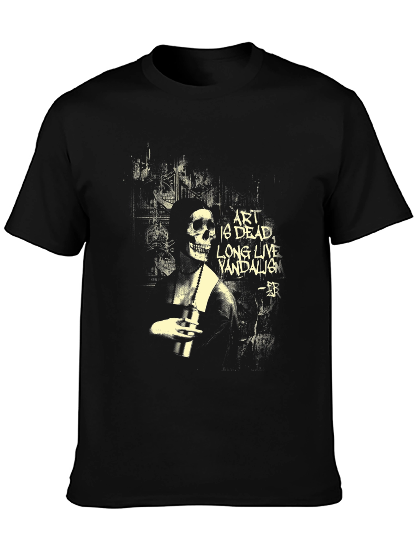 Art is Dead T-Shirt - Skeleton Graphic Tee