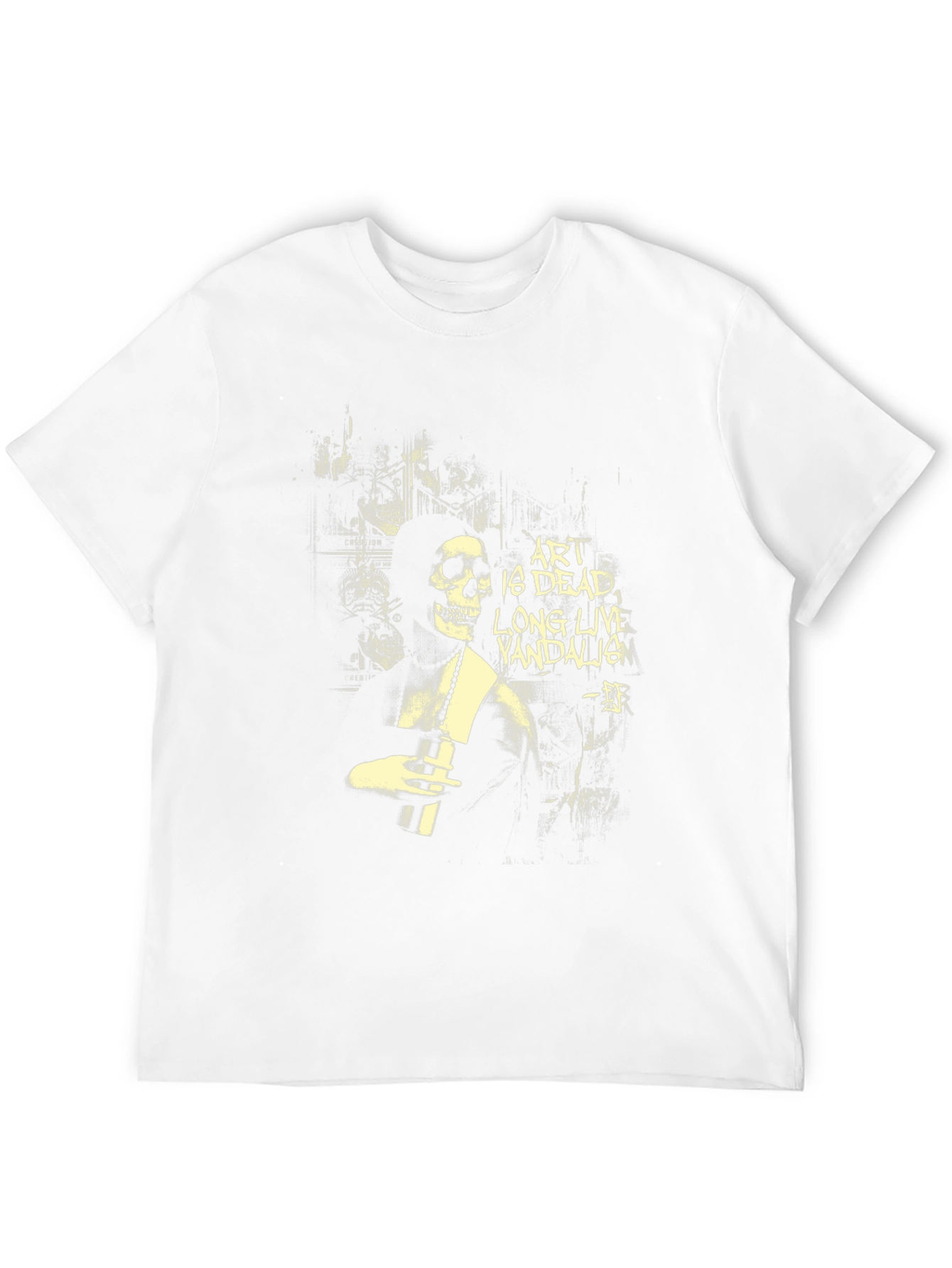 Art is Dead T-Shirt - Skeleton Graphic Tee