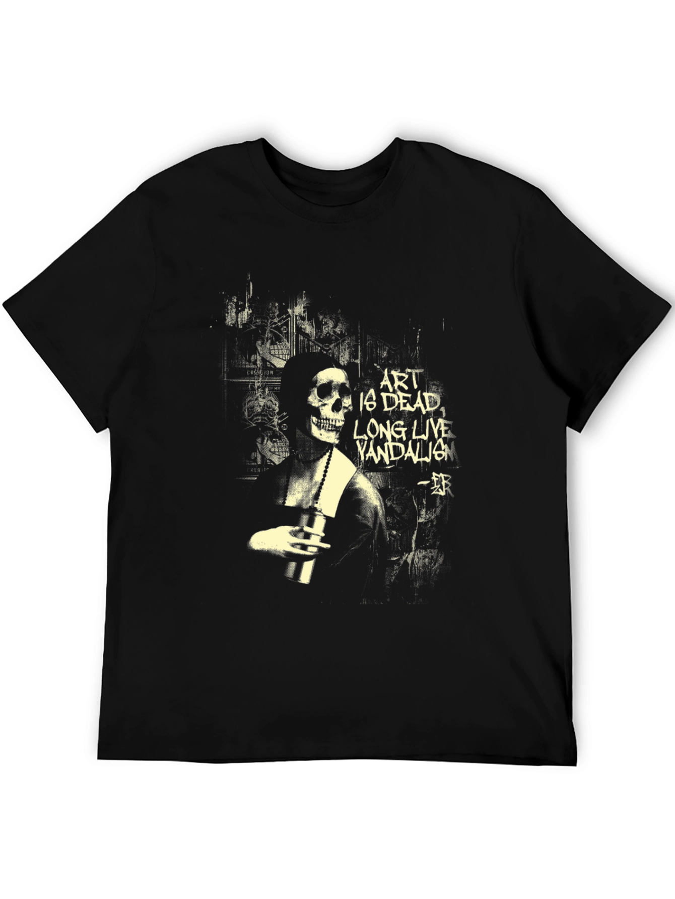 Art is Dead T-Shirt - Skeleton Graphic Tee