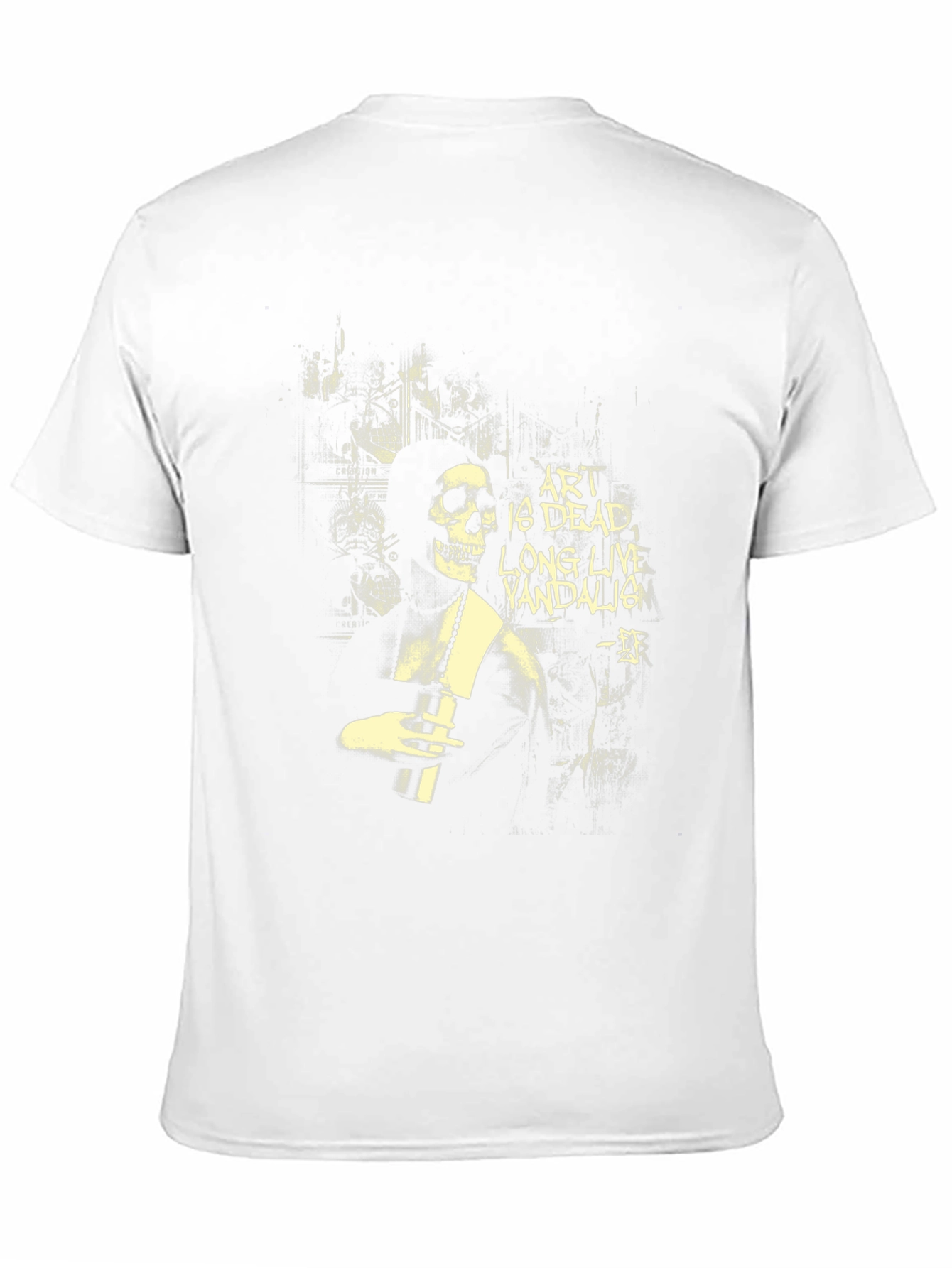 Art is Dead T-Shirt - Skeleton Graphic Tee