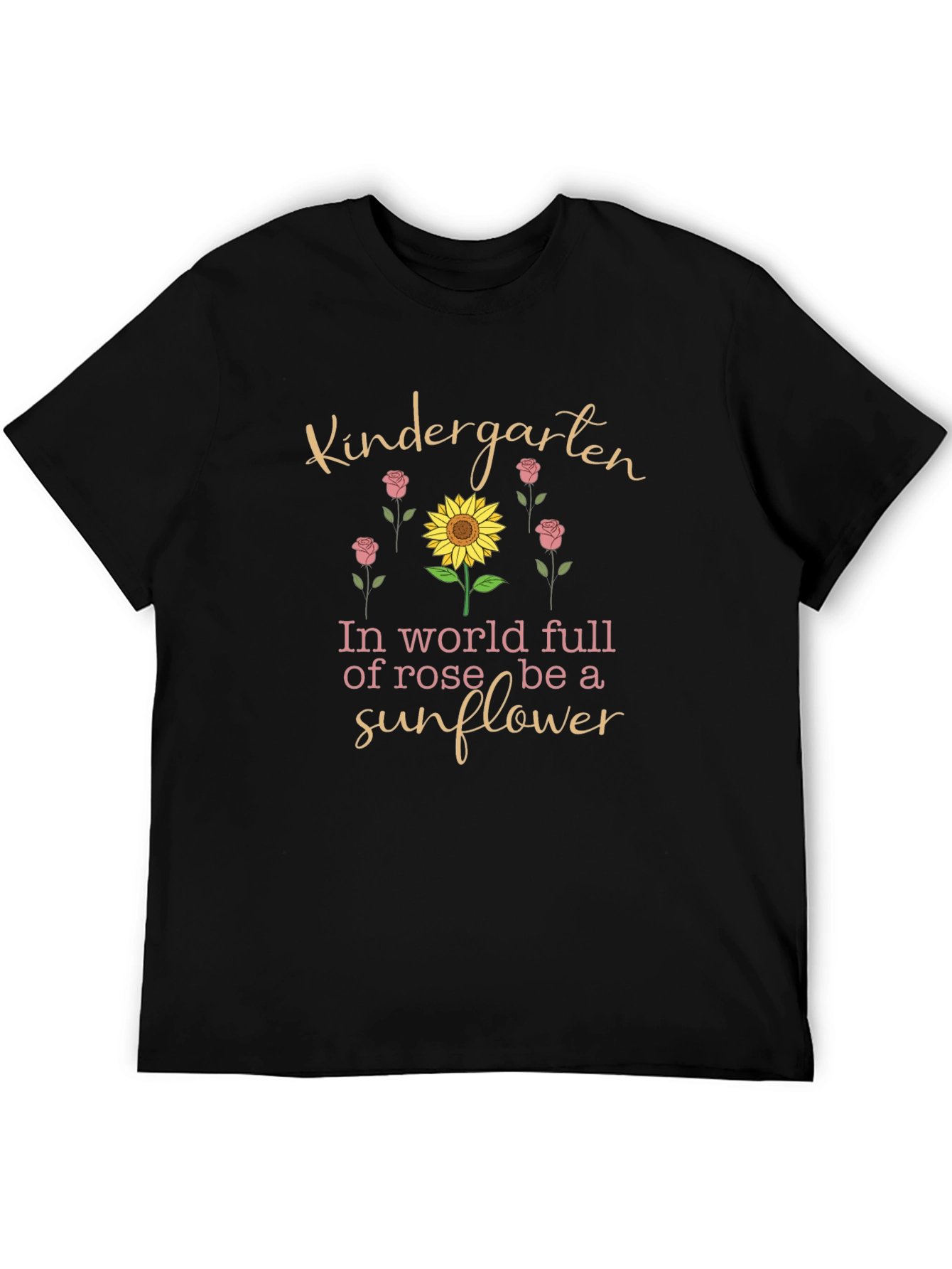 Kindergarten Sunflower Graphic Tee
