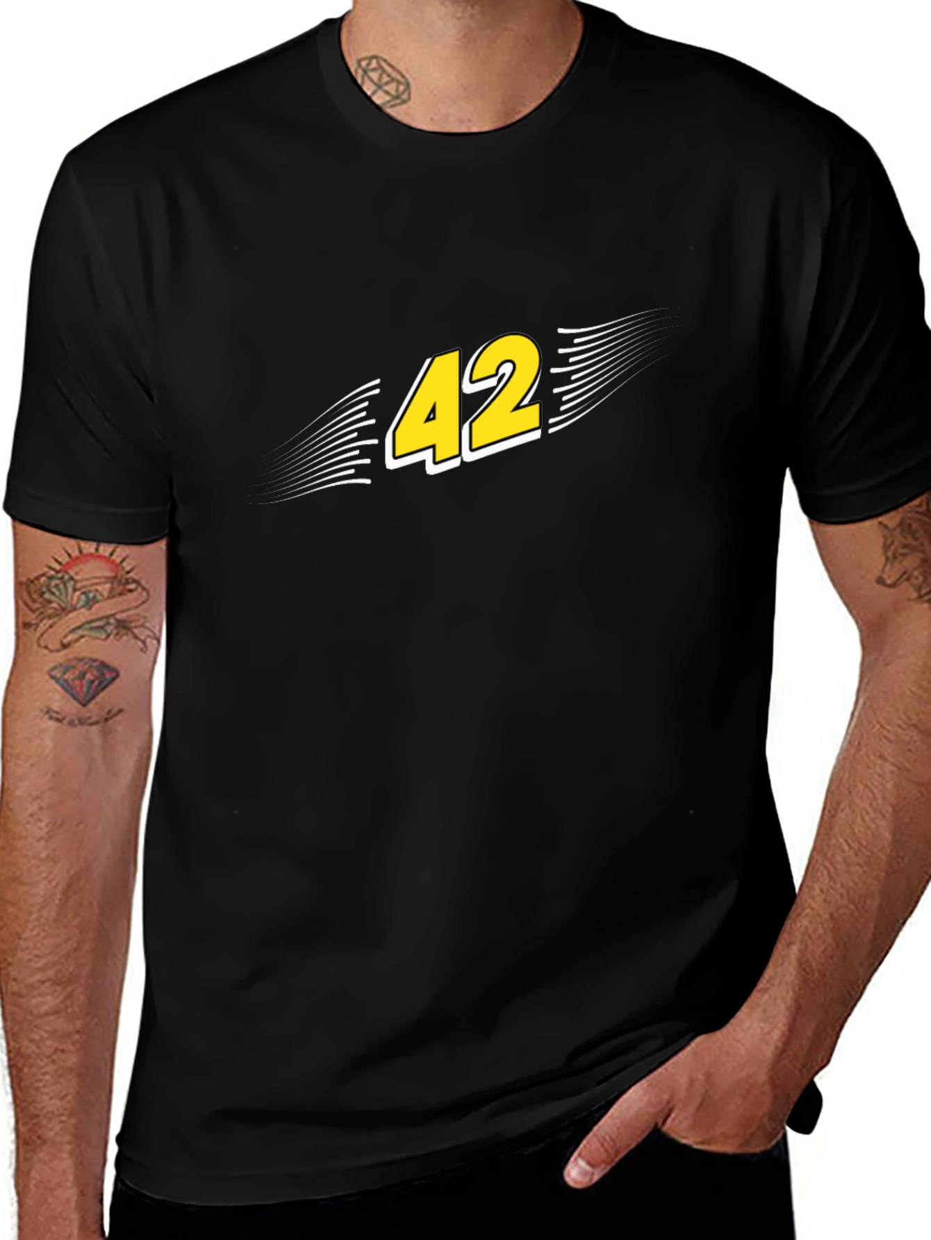 Number 42 Graphic T-Shirt - Classic Design