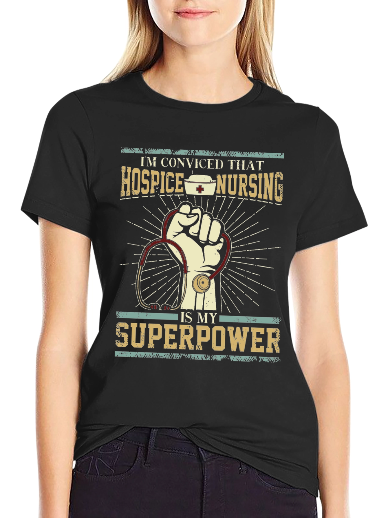 Hospice Nursing Superpower T-Shirt