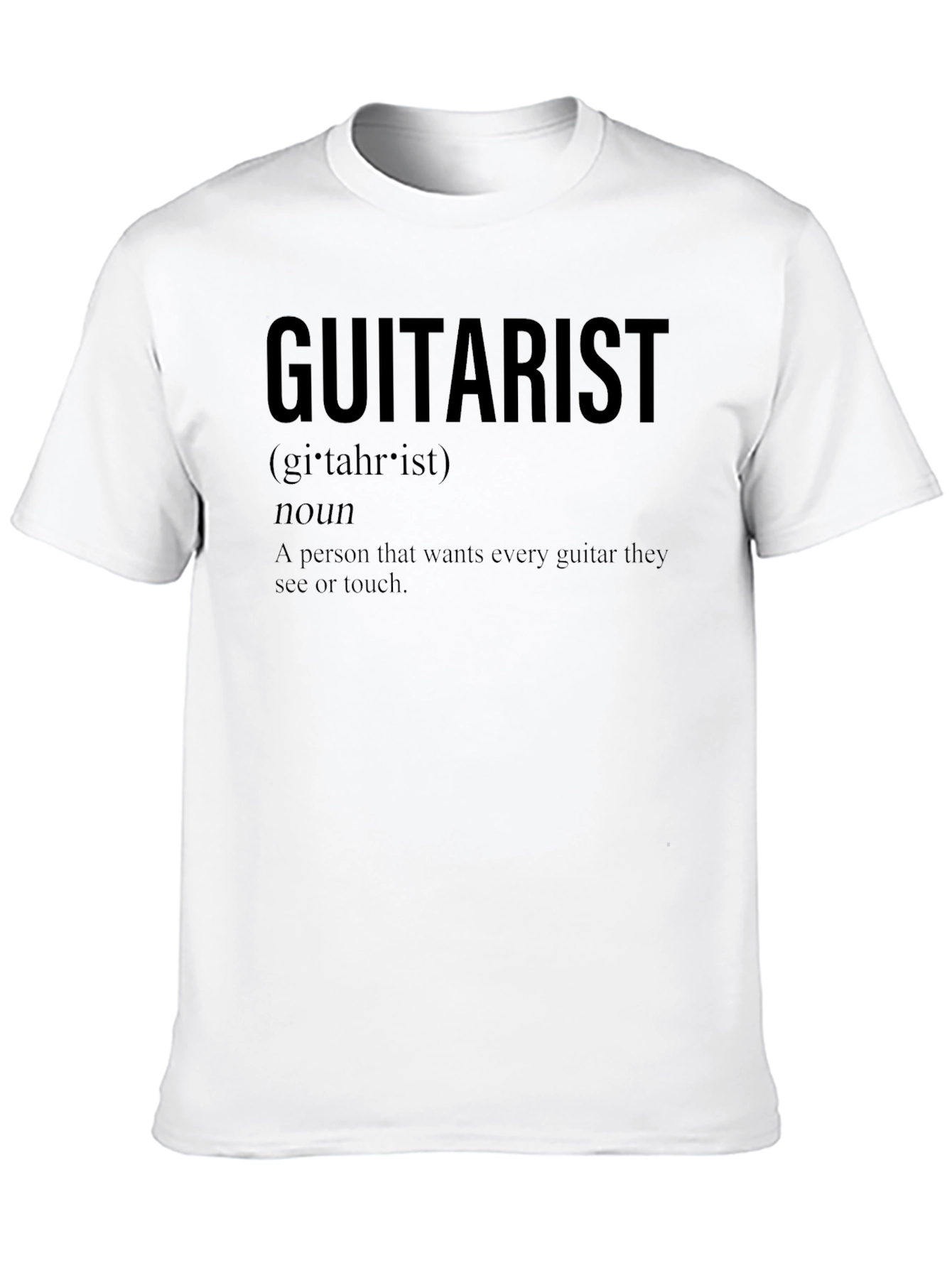 Guitarist Definition Black T-Shirt