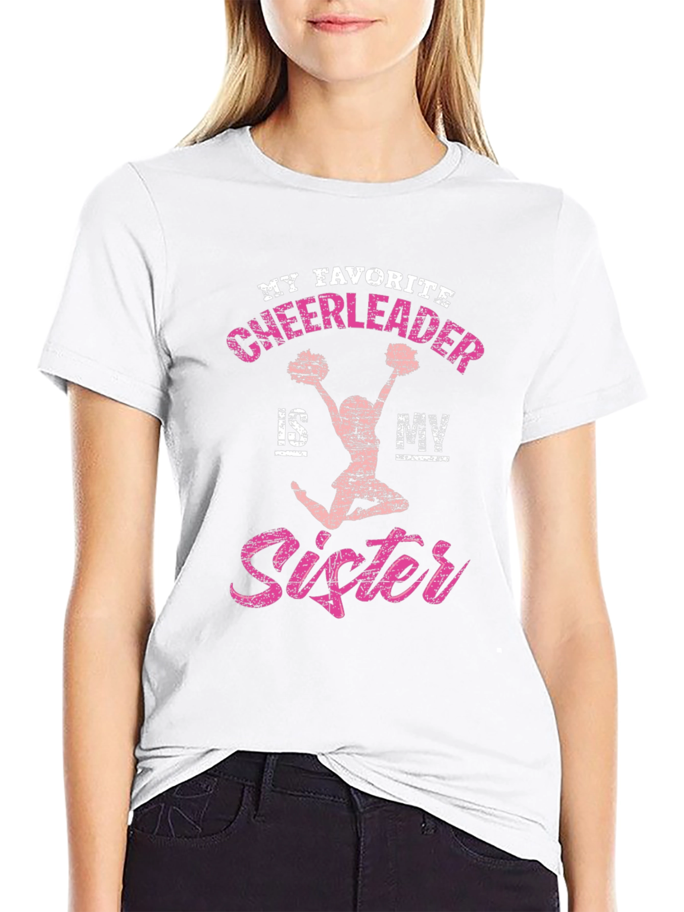Cheerleader Sister T-Shirt - Proud Family Apparel