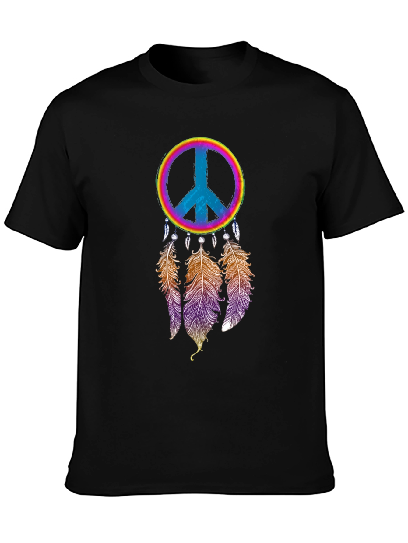 Peace Sign Dreamcatcher Graphic Tee
