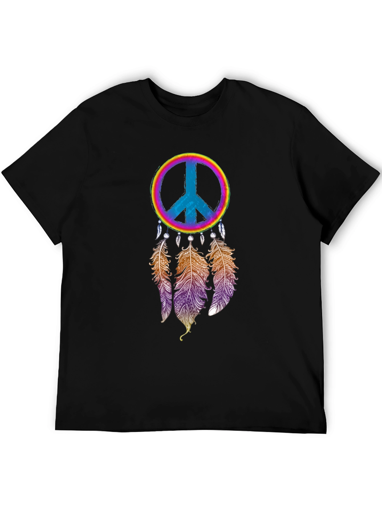 Peace Sign Dreamcatcher Graphic Tee