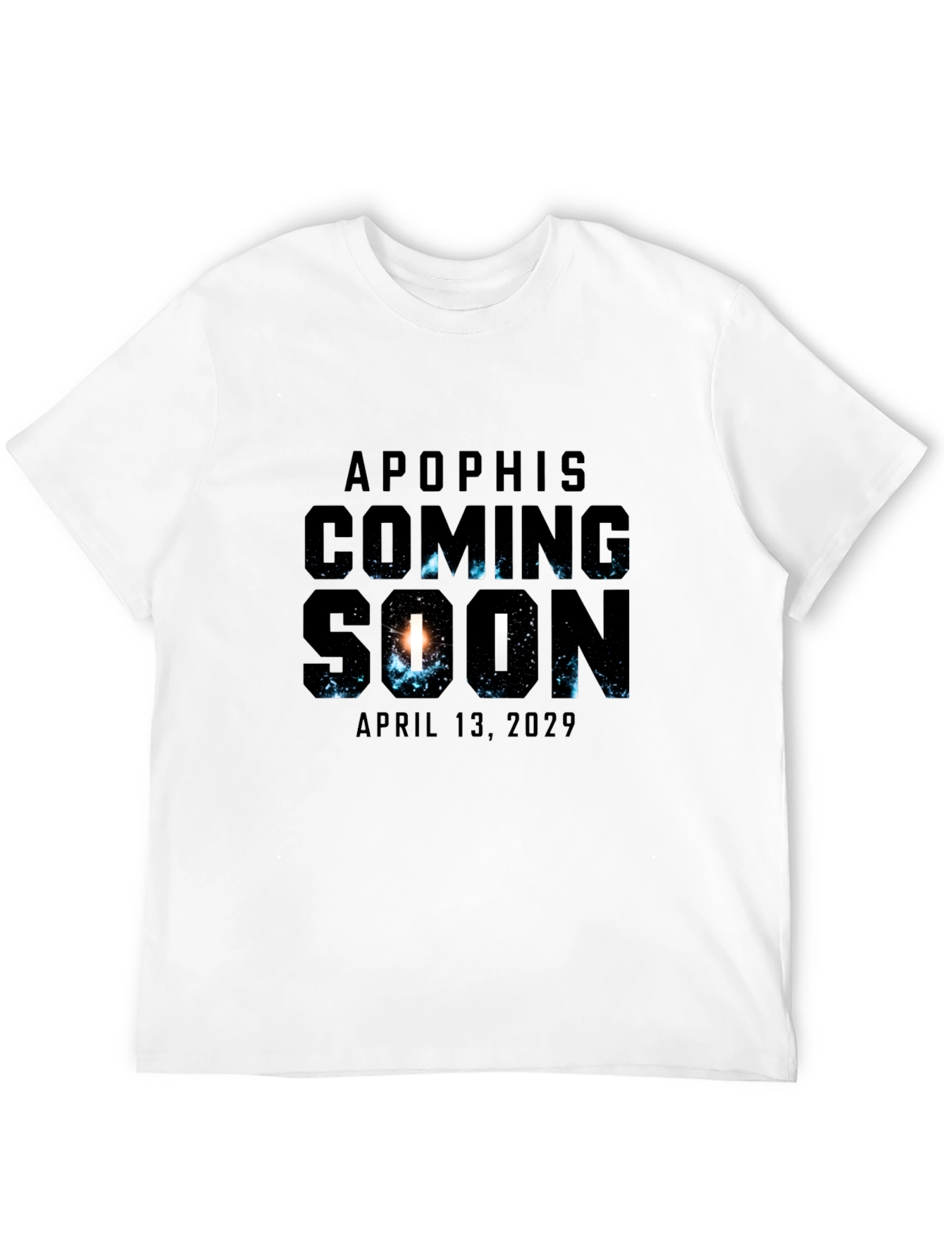 Apophis Coming Soon Black Graphic T-Shirt