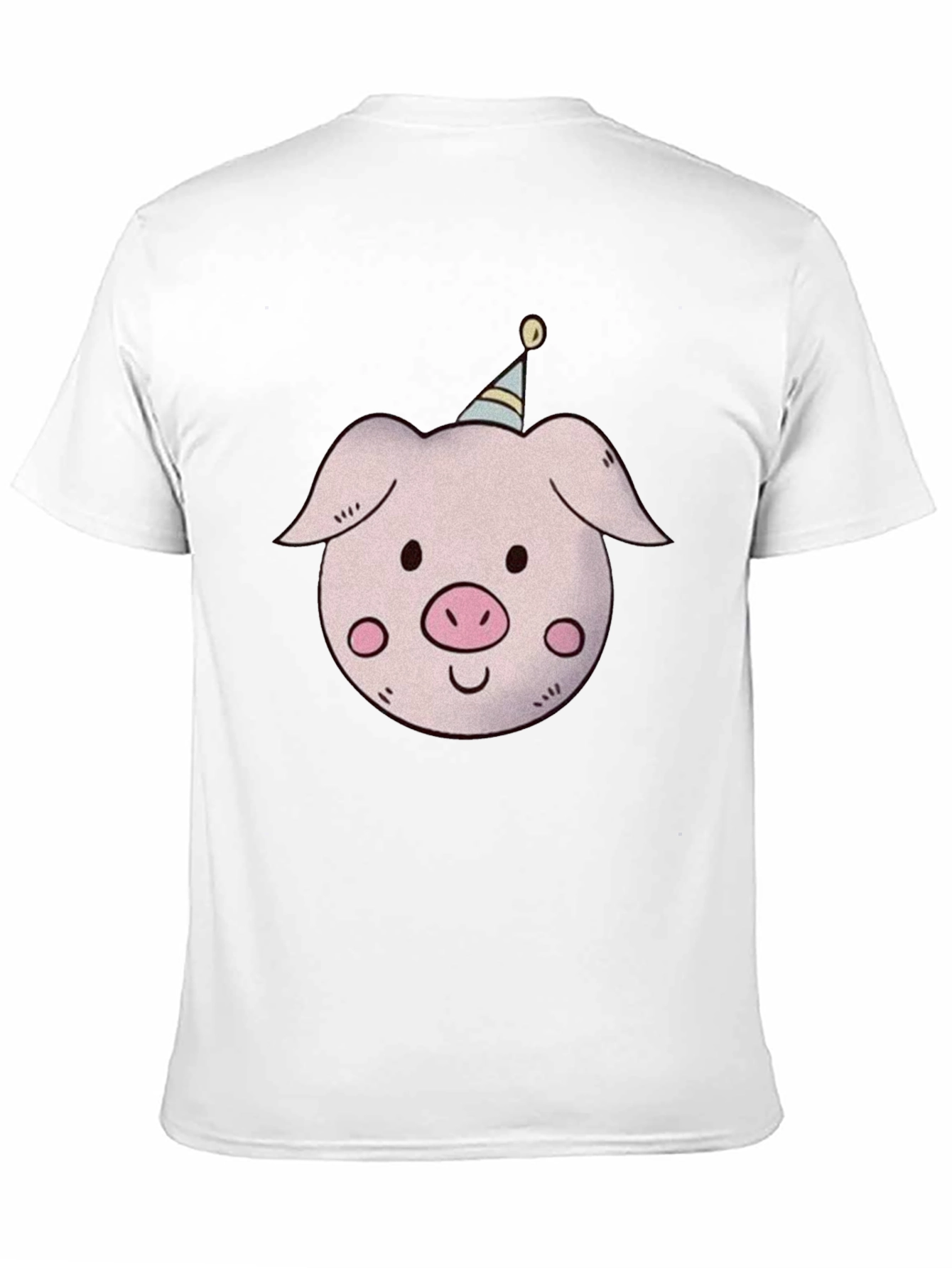 Pig with Party Hat T-Shirt - Unisex