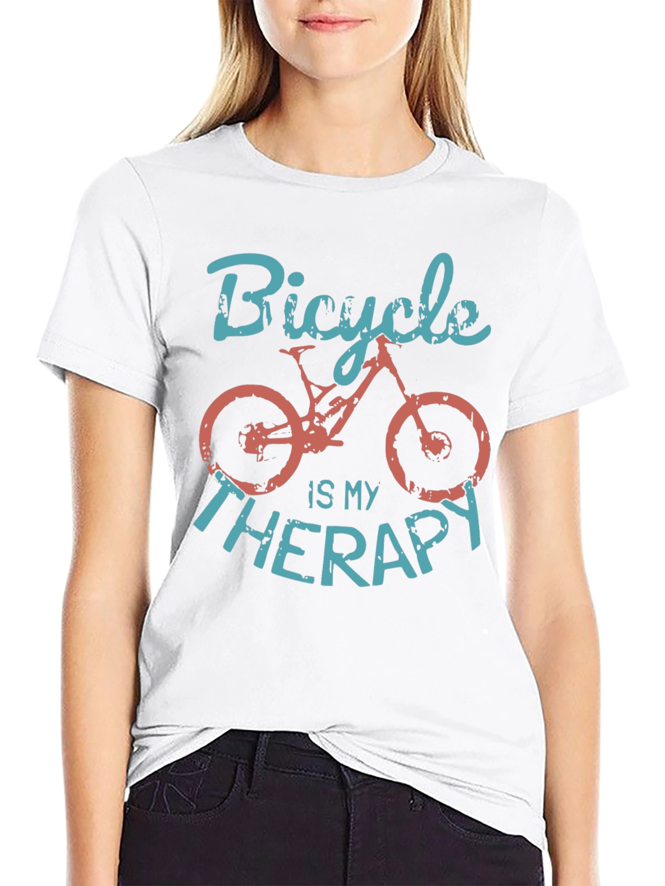 Bicycle is my Therapy Graphic T-Shirt