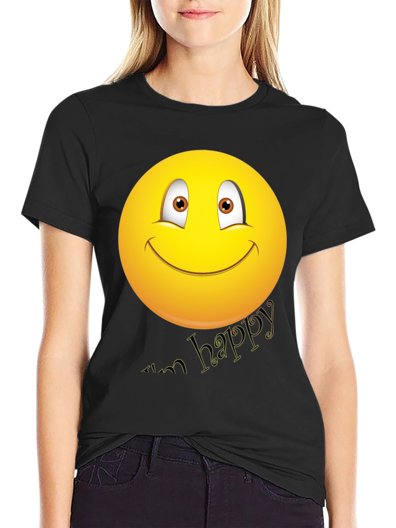 Happy Face Graphic Tee