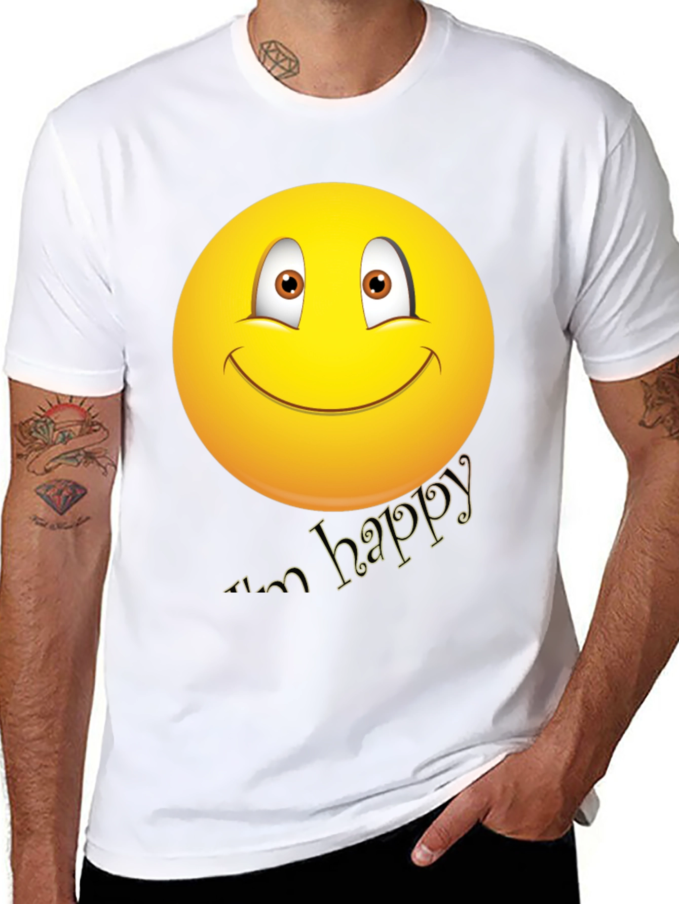 Happy Face Graphic Tee