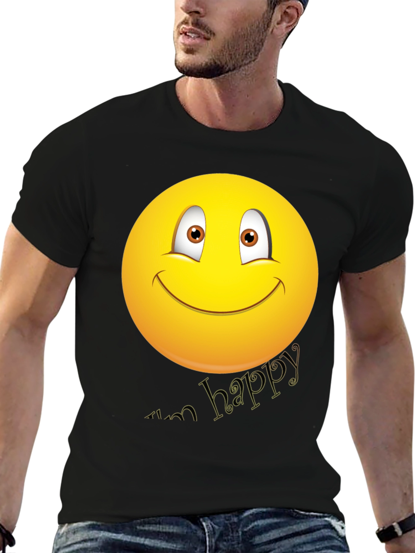 Happy Face Graphic Tee