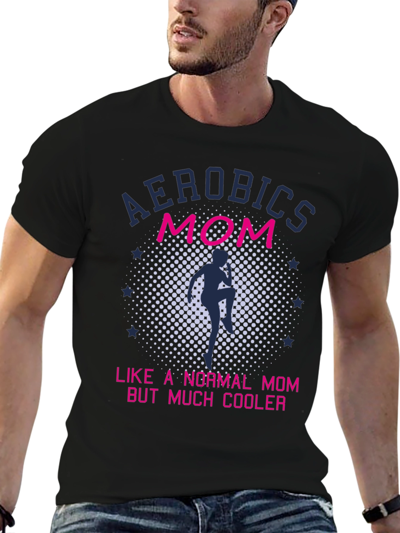 Aerobics Mom T-Shirt - Cool Workout Tee
