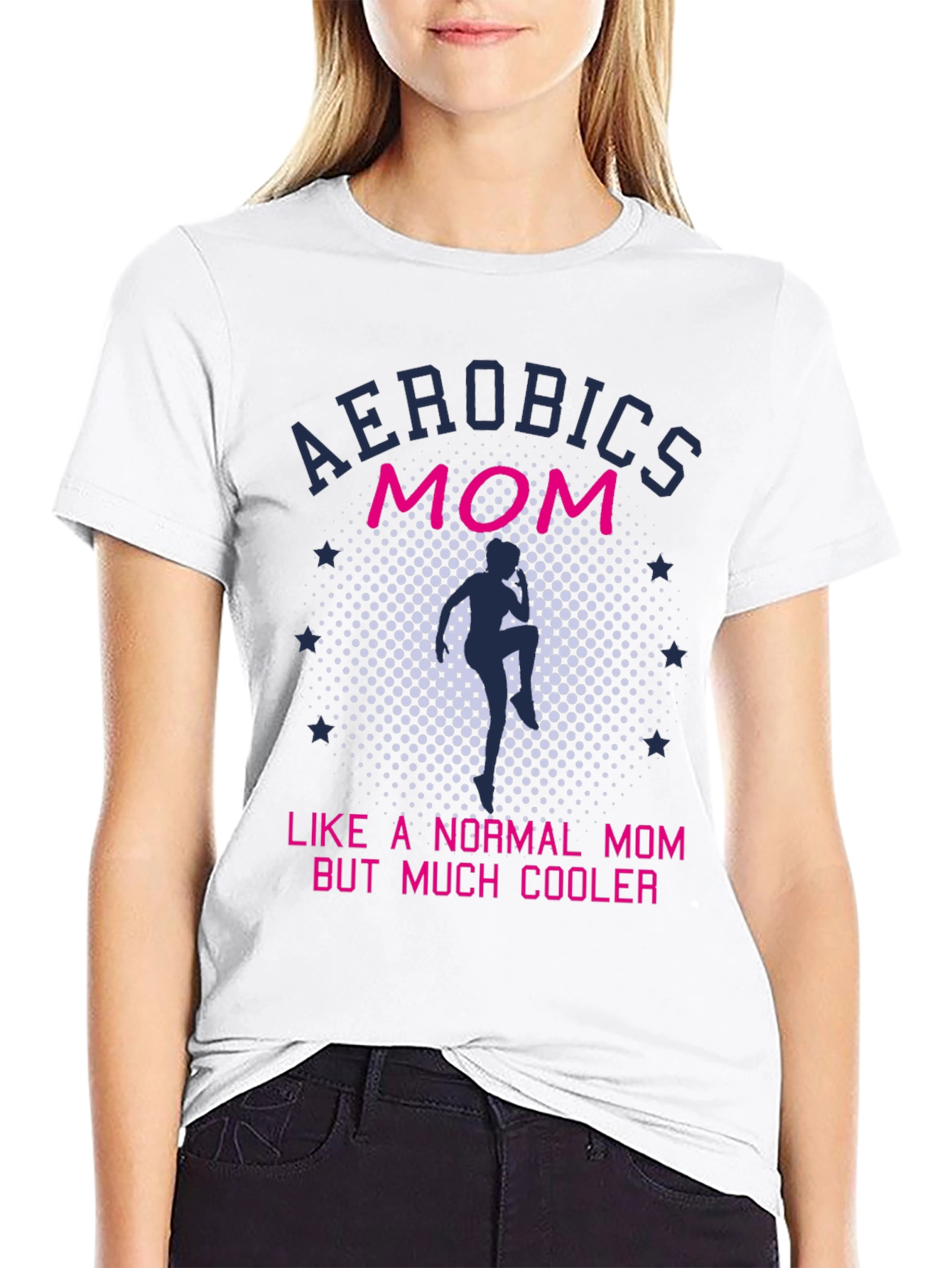 Aerobics Mom T-Shirt - Cool Workout Tee
