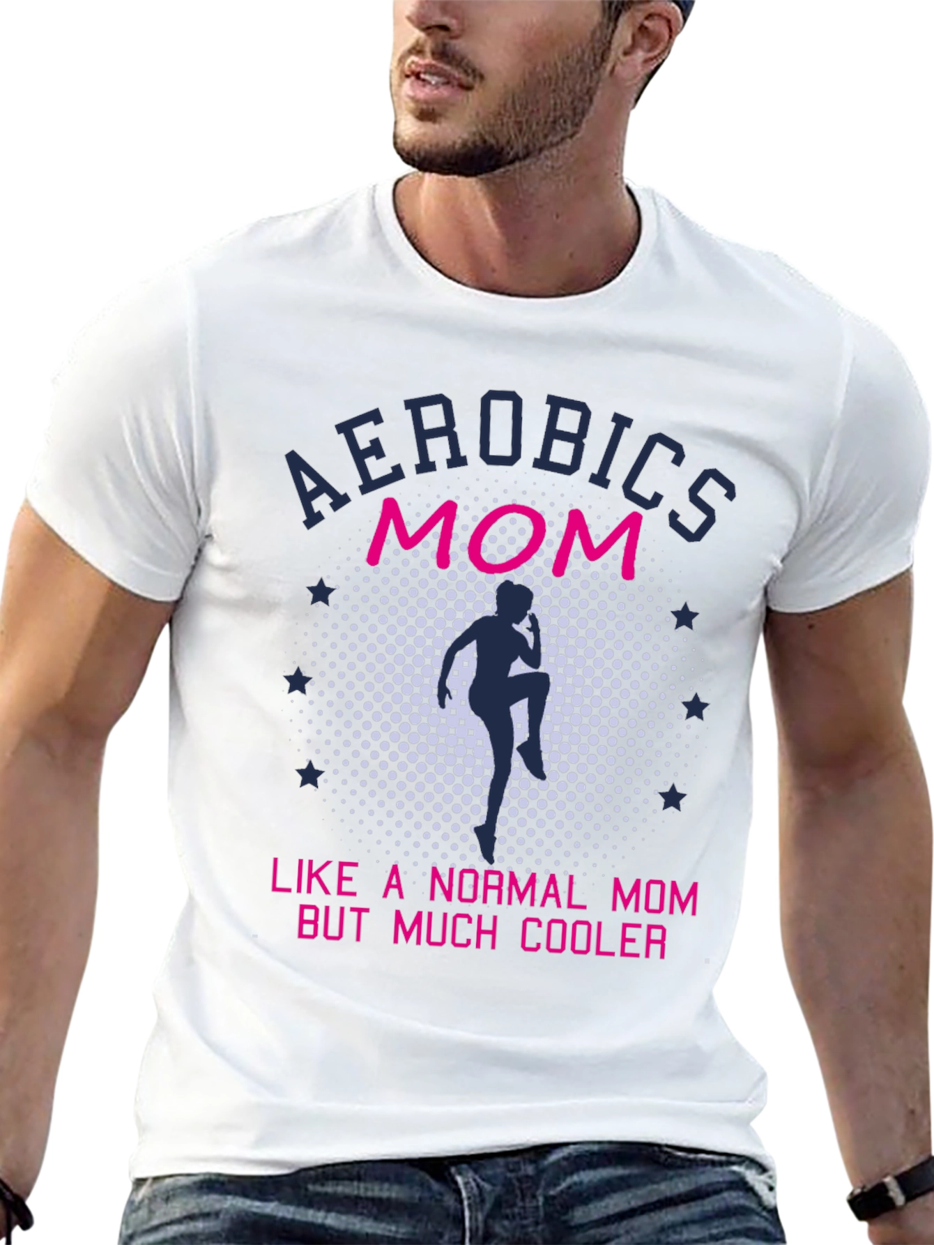 Aerobics Mom T-Shirt - Cool Workout Tee