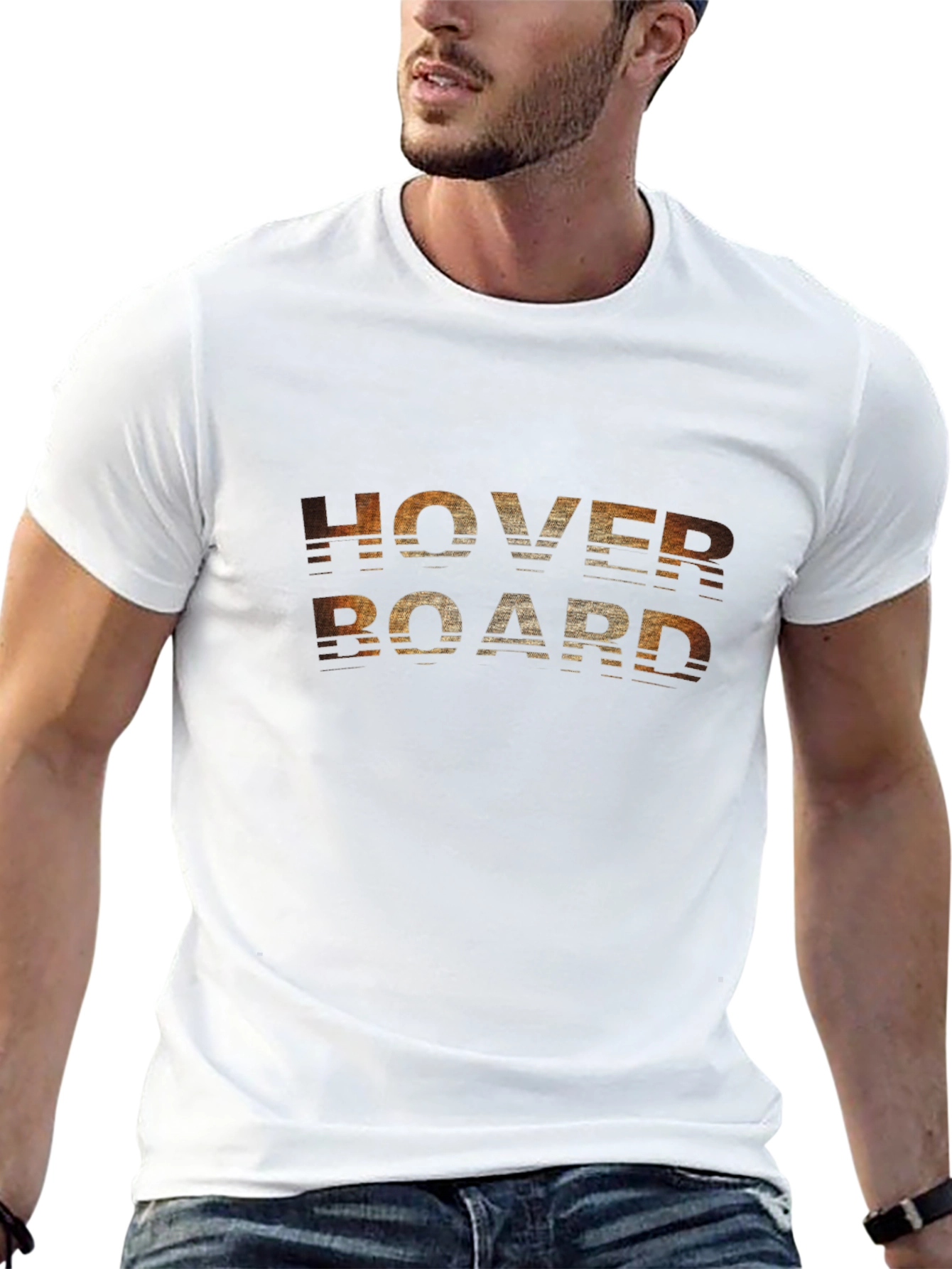 Retro Hoverboard Graphic Tee - Cool & Unique Design