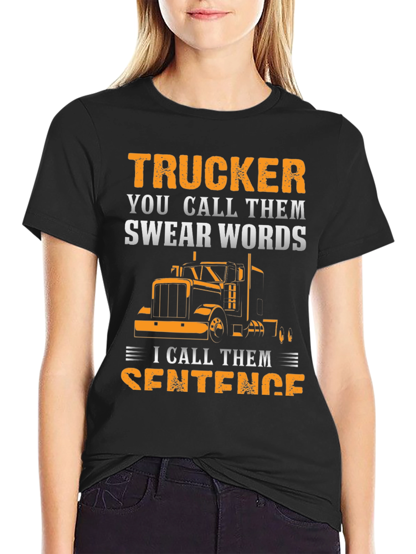 Trucker Swear Words T-Shirt