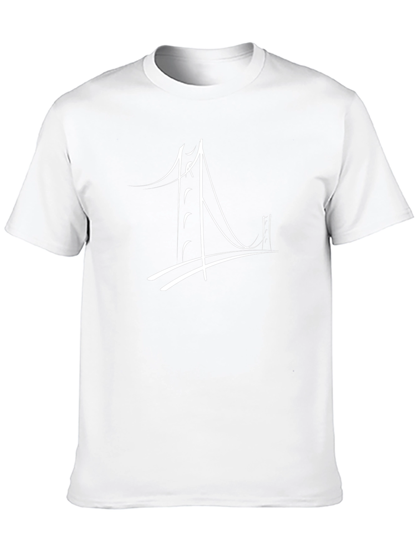 Abstract Bridge Graphic T-Shirt