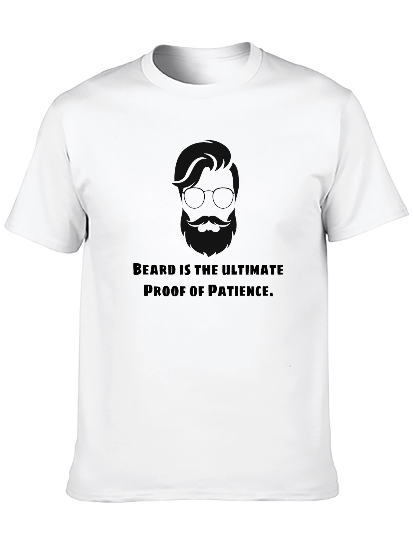 Beard Patience Tee - Stylish Menswear