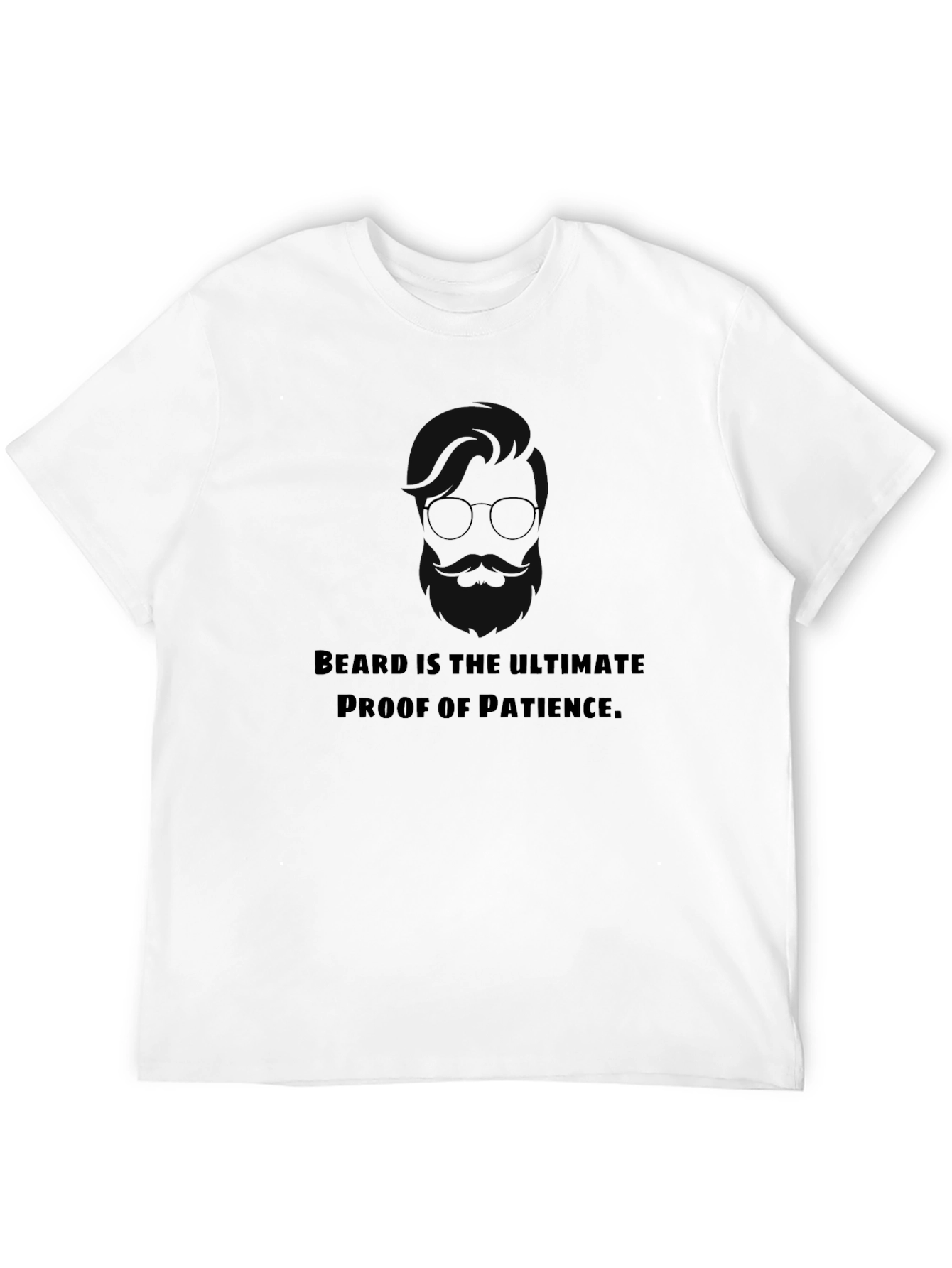 Beard Patience Tee - Stylish Menswear