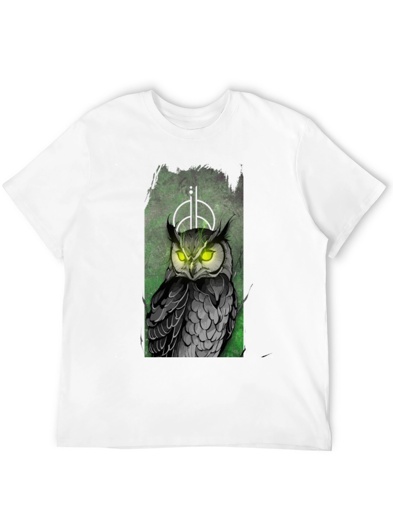 Owl Graphic Black T-Shirt