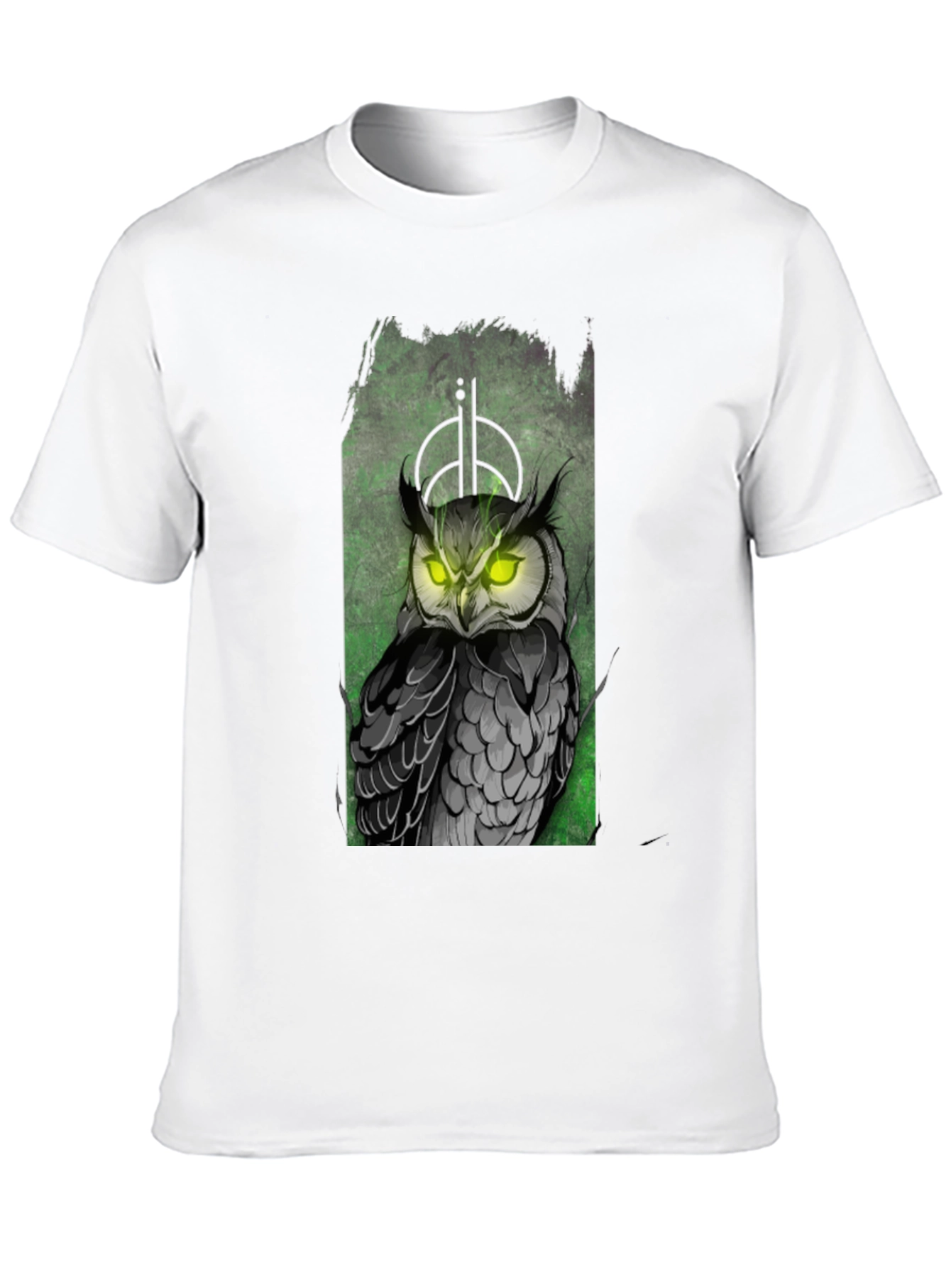 Owl Graphic Black T-Shirt