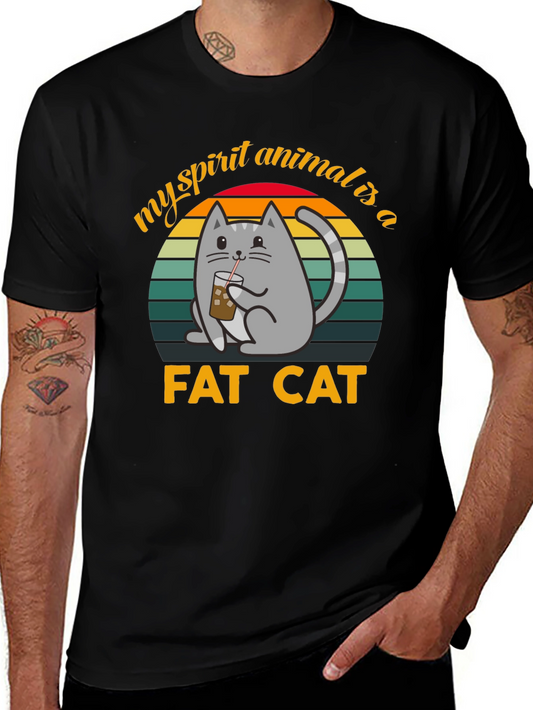 My Spirit Animal is a Fat Cat T-Shirt