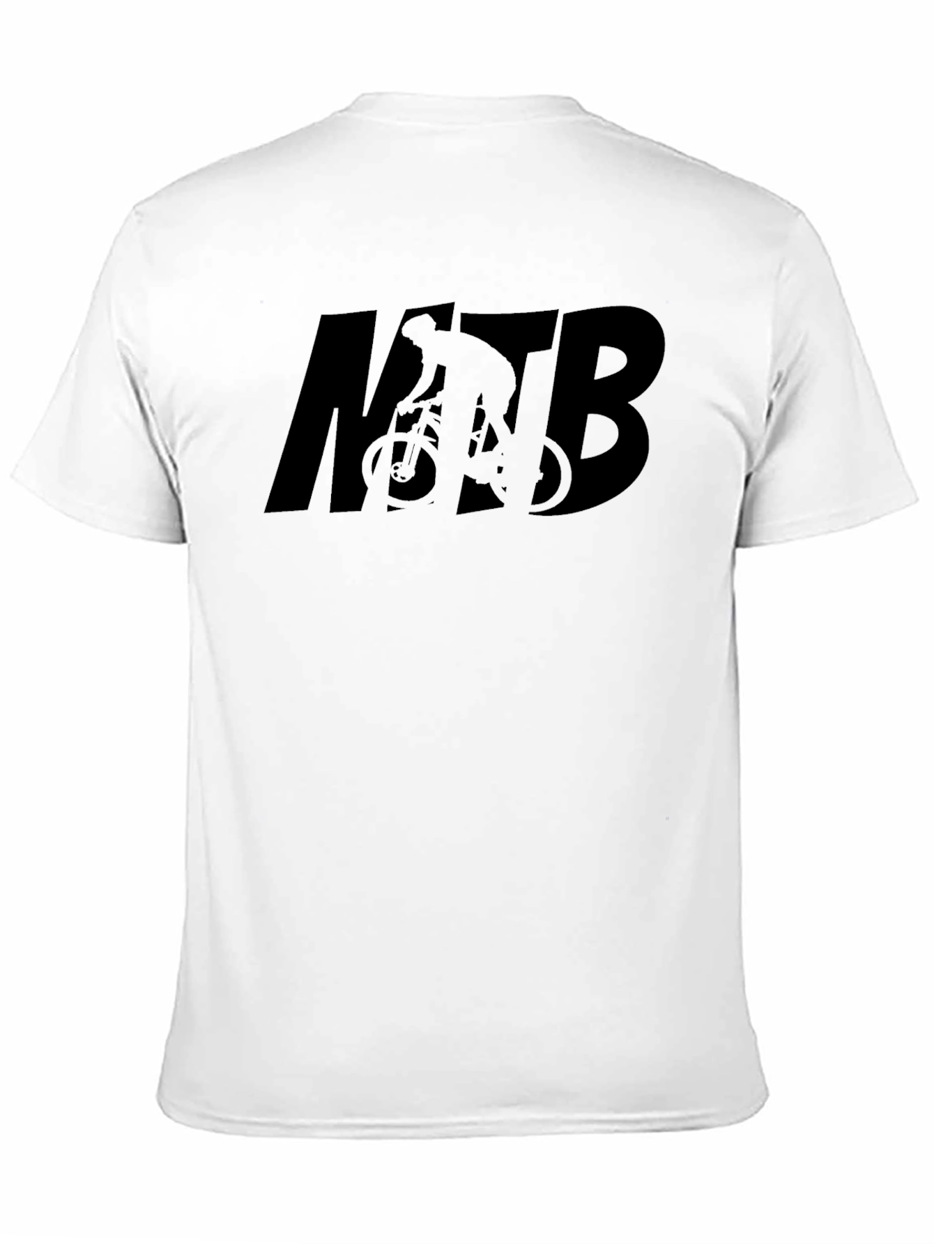 MTB Biking T-Shirt - Black Graphic Tee