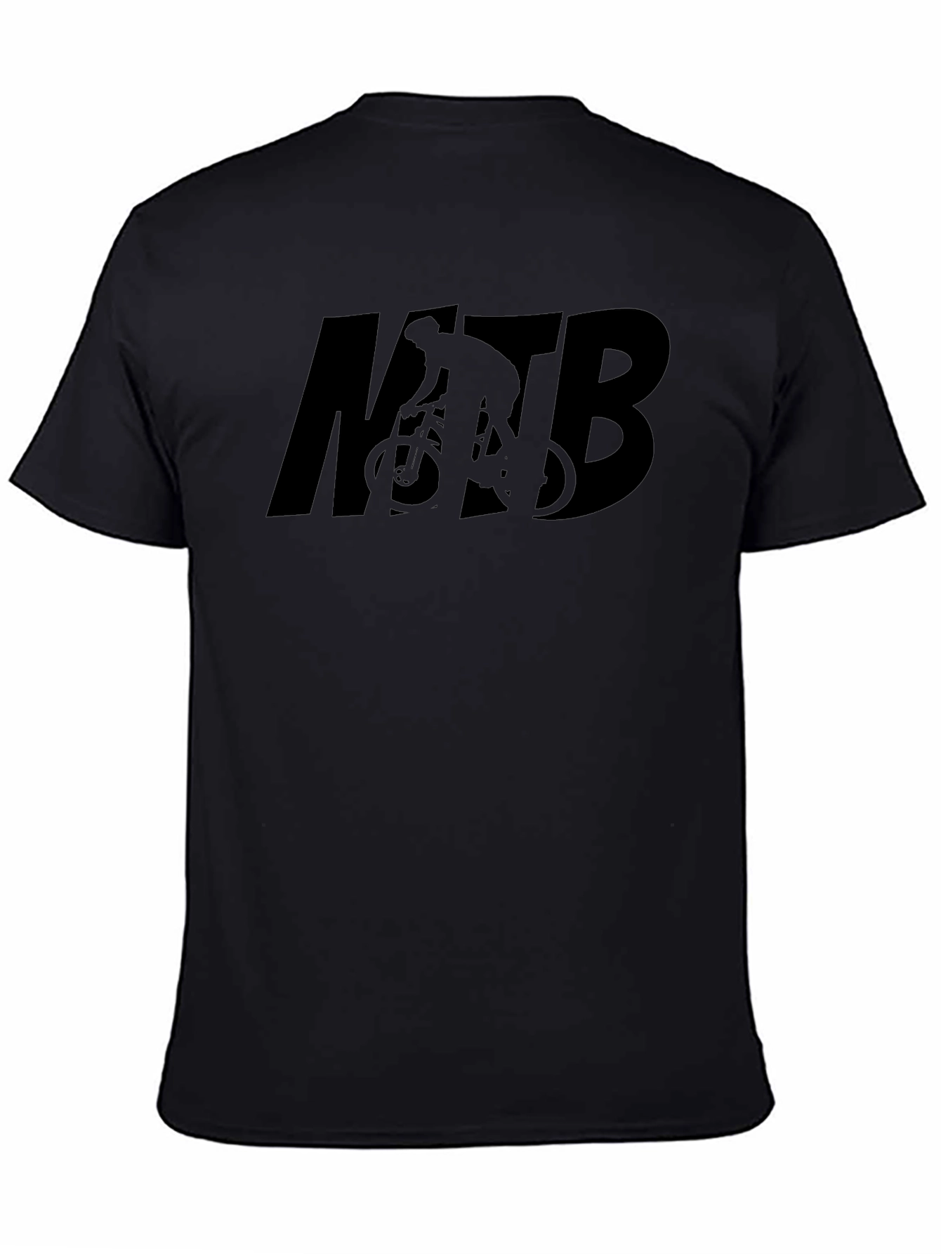 MTB Biking T-Shirt - Black Graphic Tee
