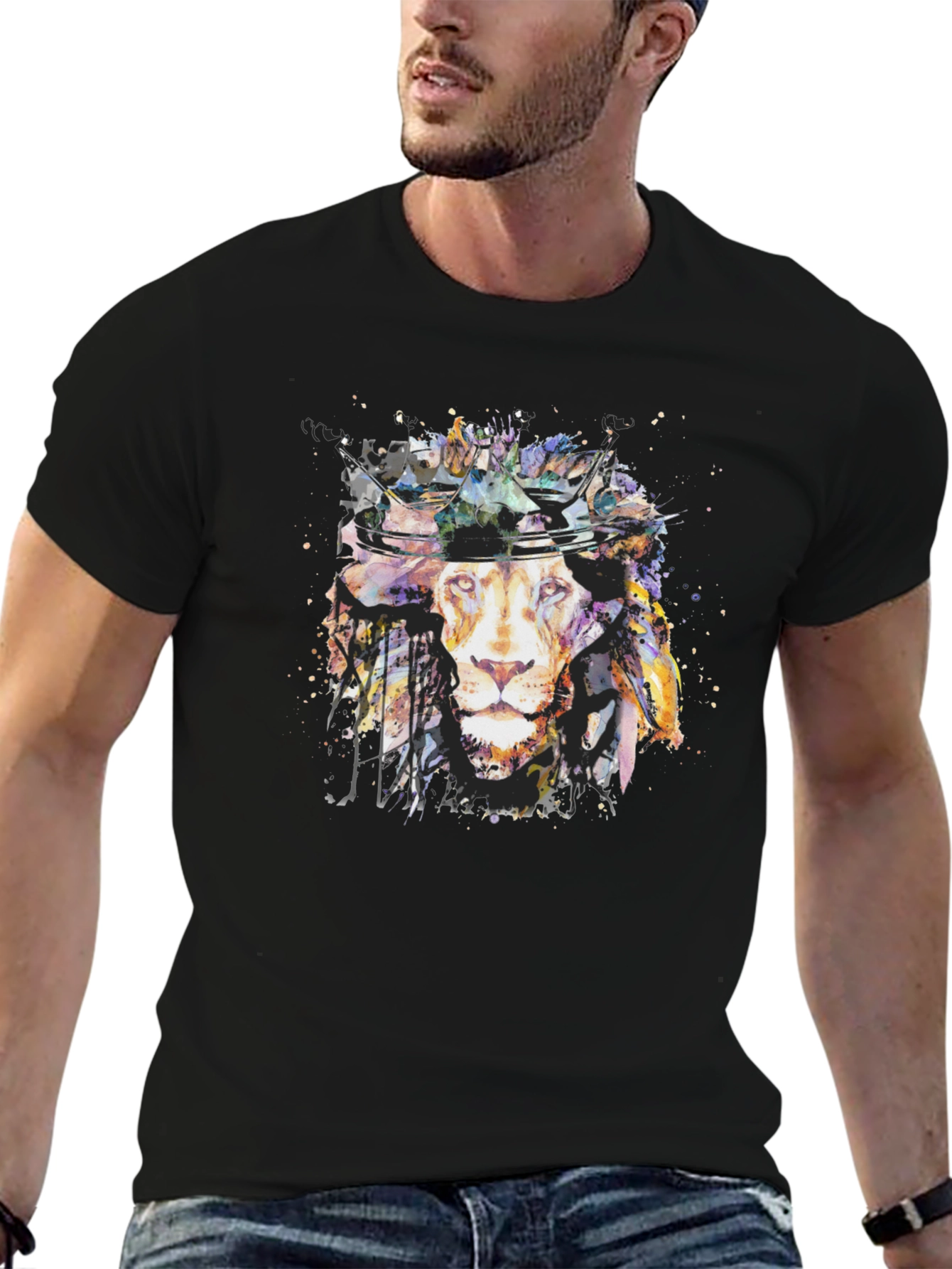Lion King Crown Graphic T-Shirt