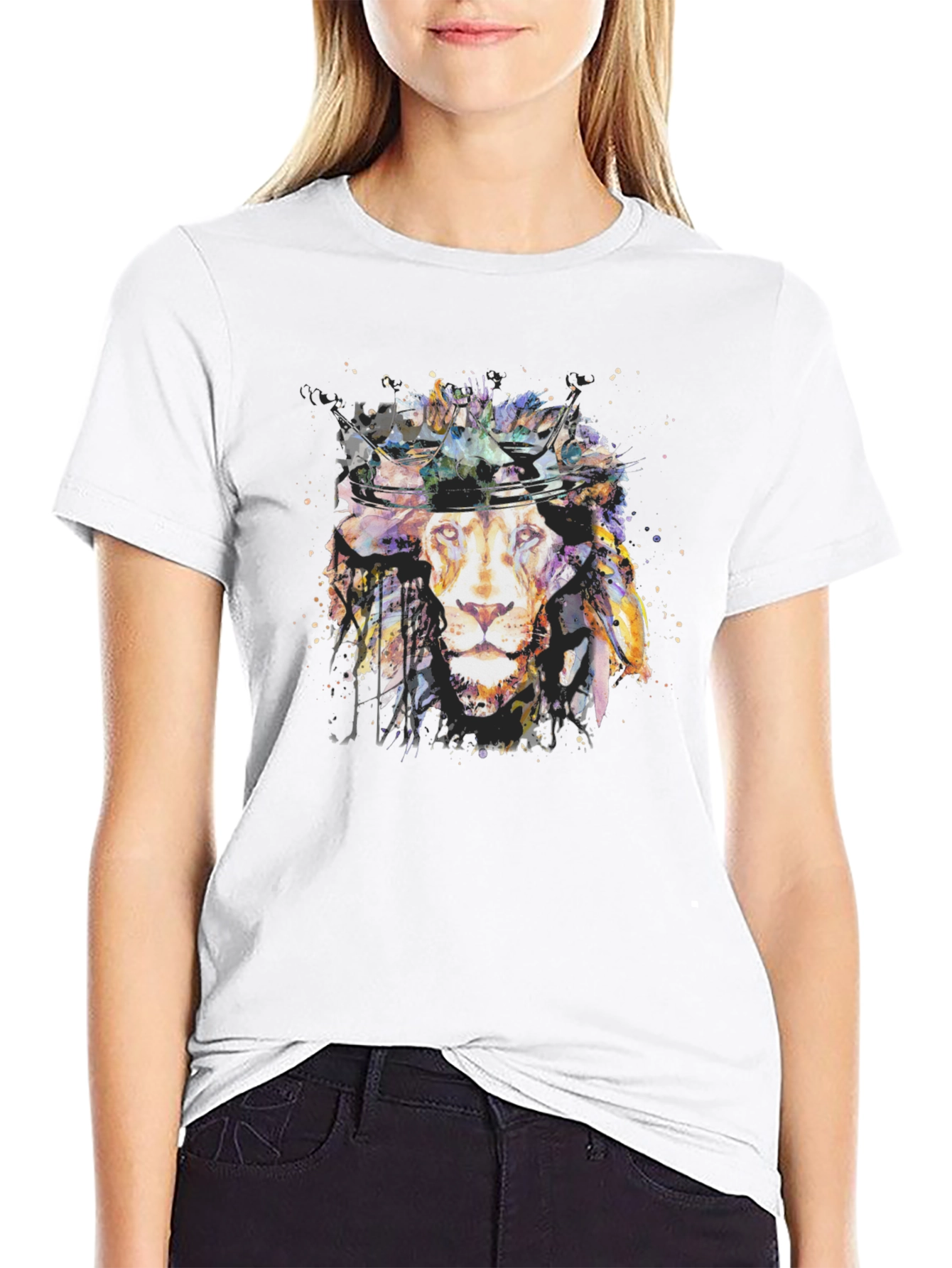 Lion King Crown Graphic T-Shirt