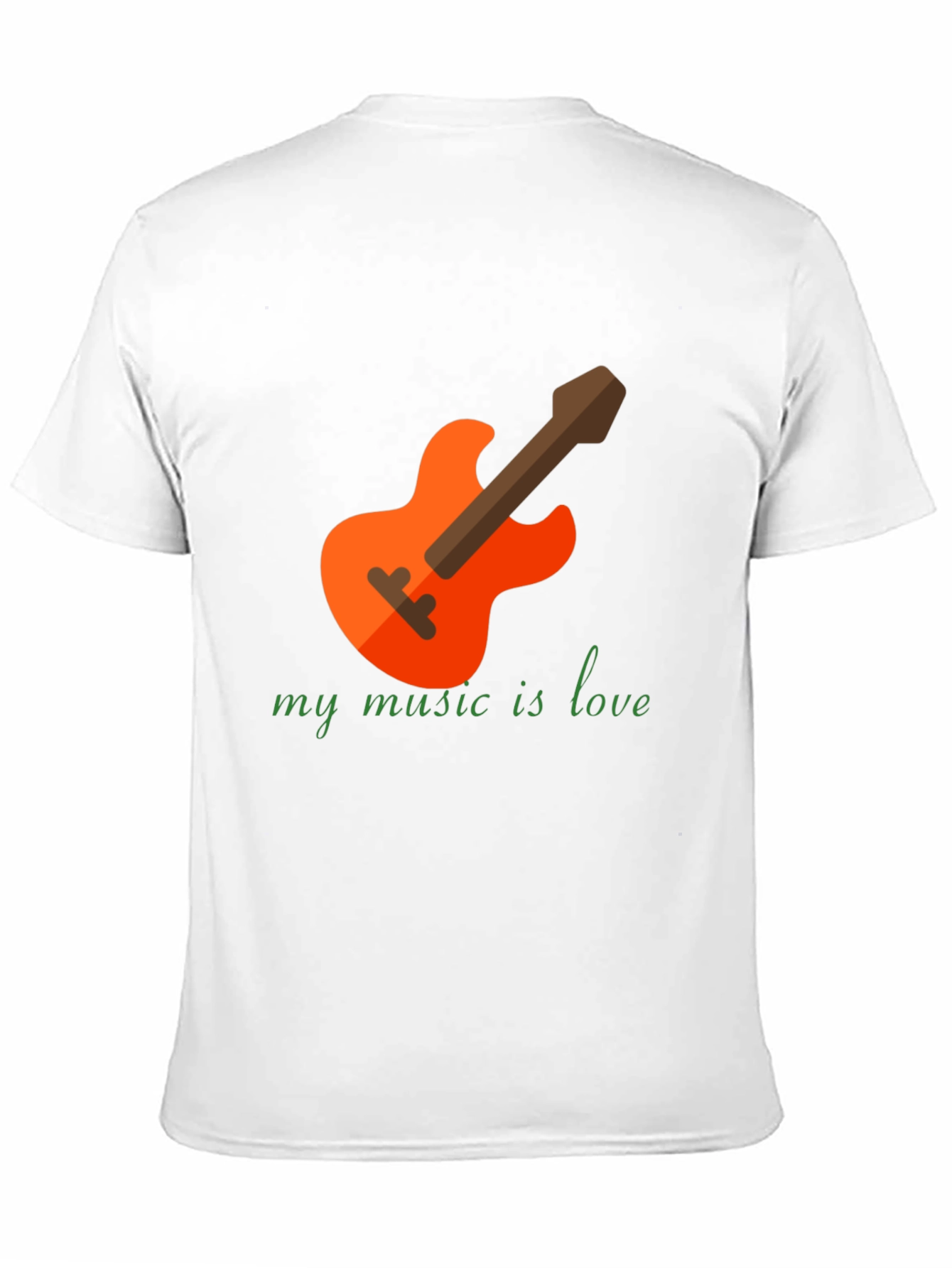 My Music is Love Black Graphic T-Shirt