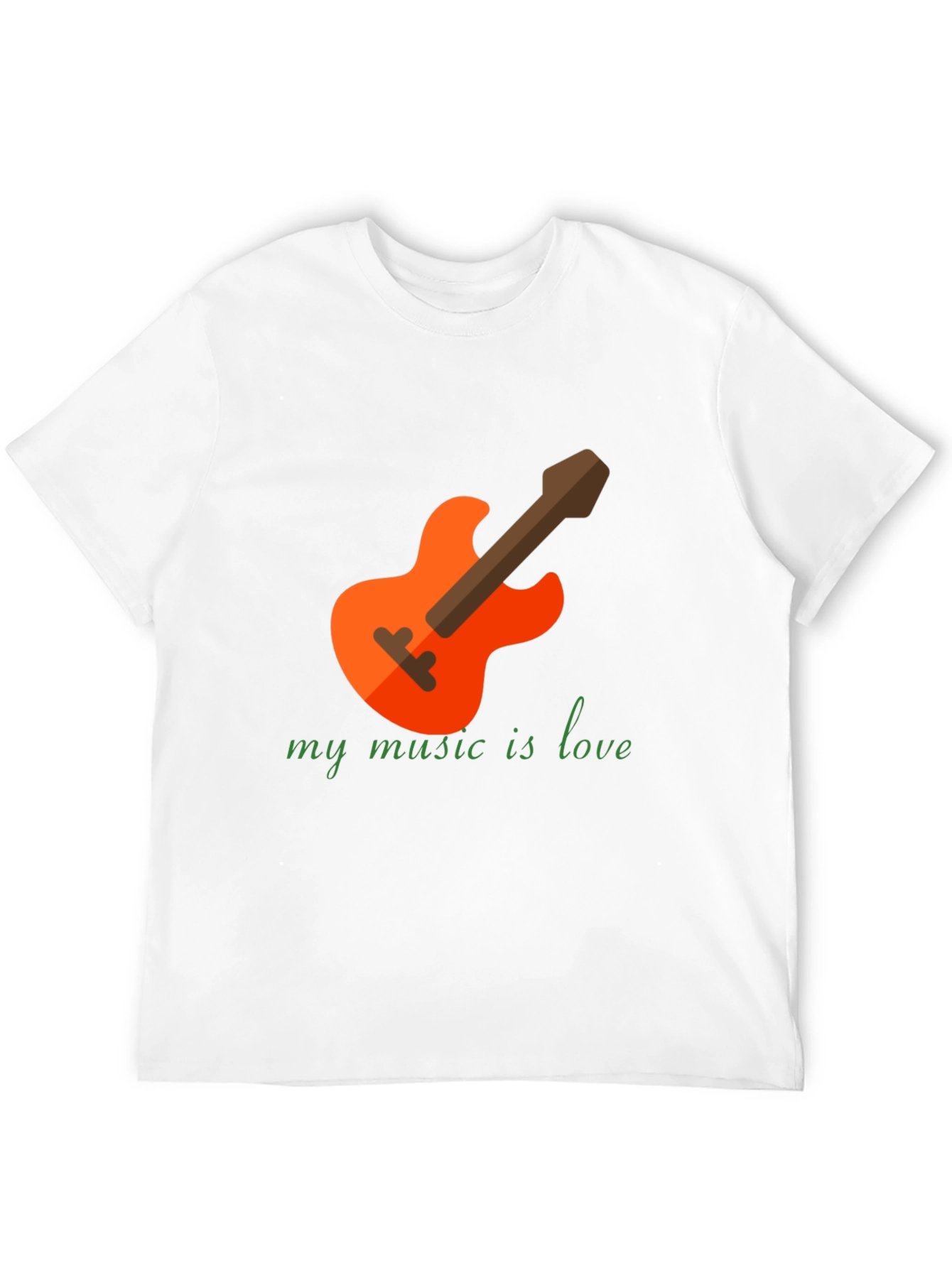 My Music is Love Black Graphic T-Shirt