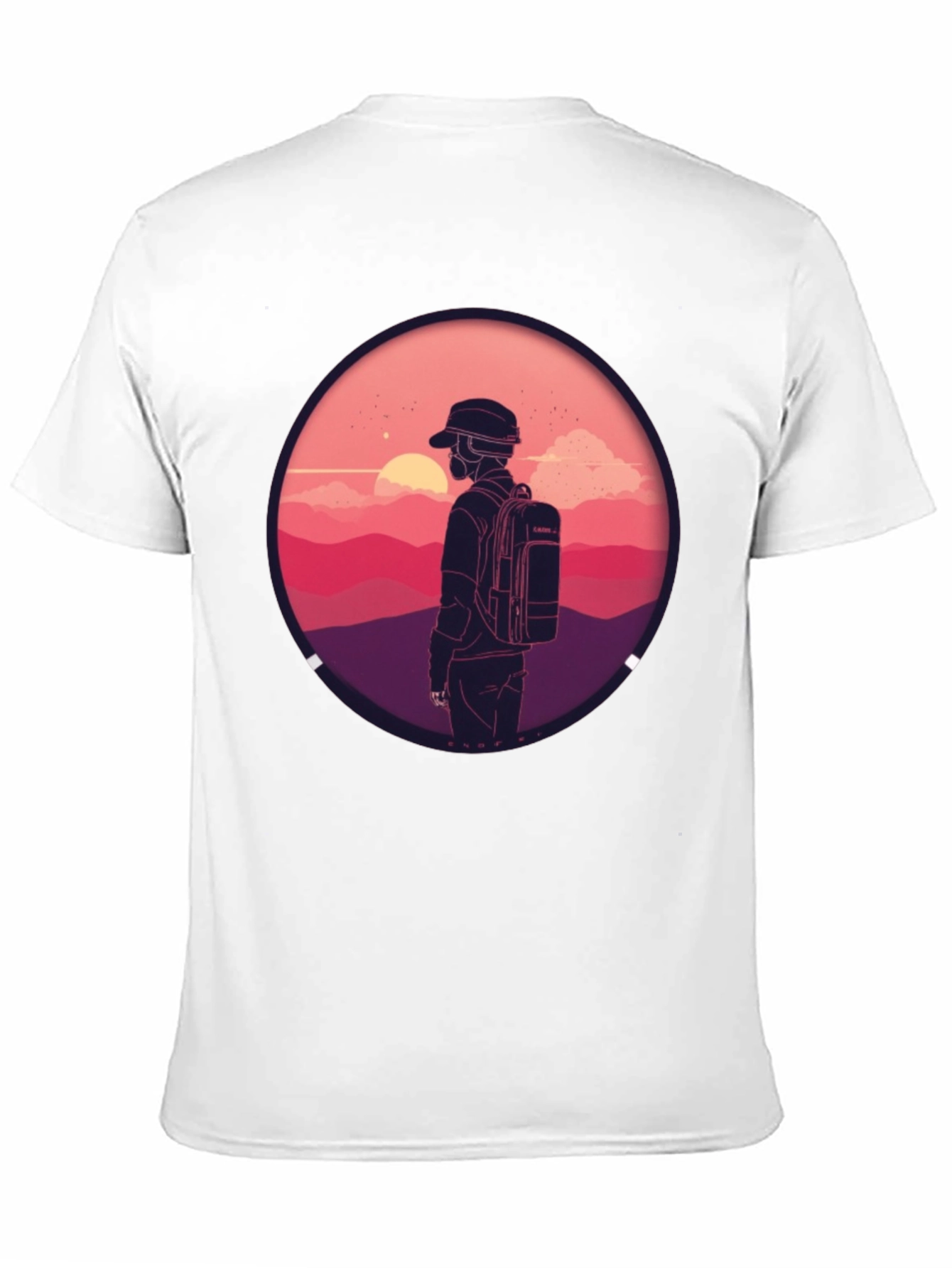 Sunset Hiker Graphic Tee - Adventure Ready