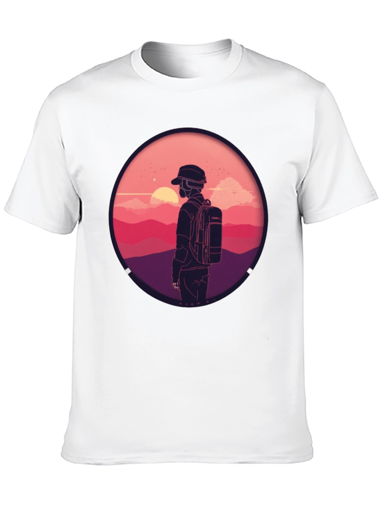 Sunset Hiker Graphic Tee - Adventure Ready
