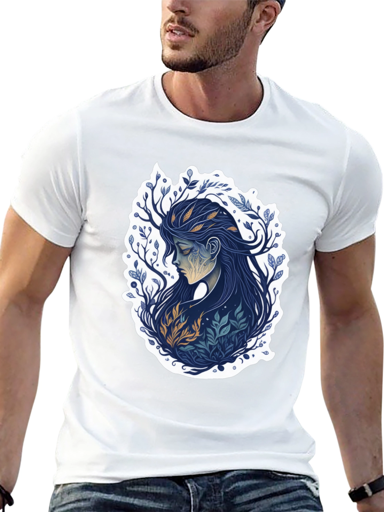 Nature Spirit Graphic Tee - Black