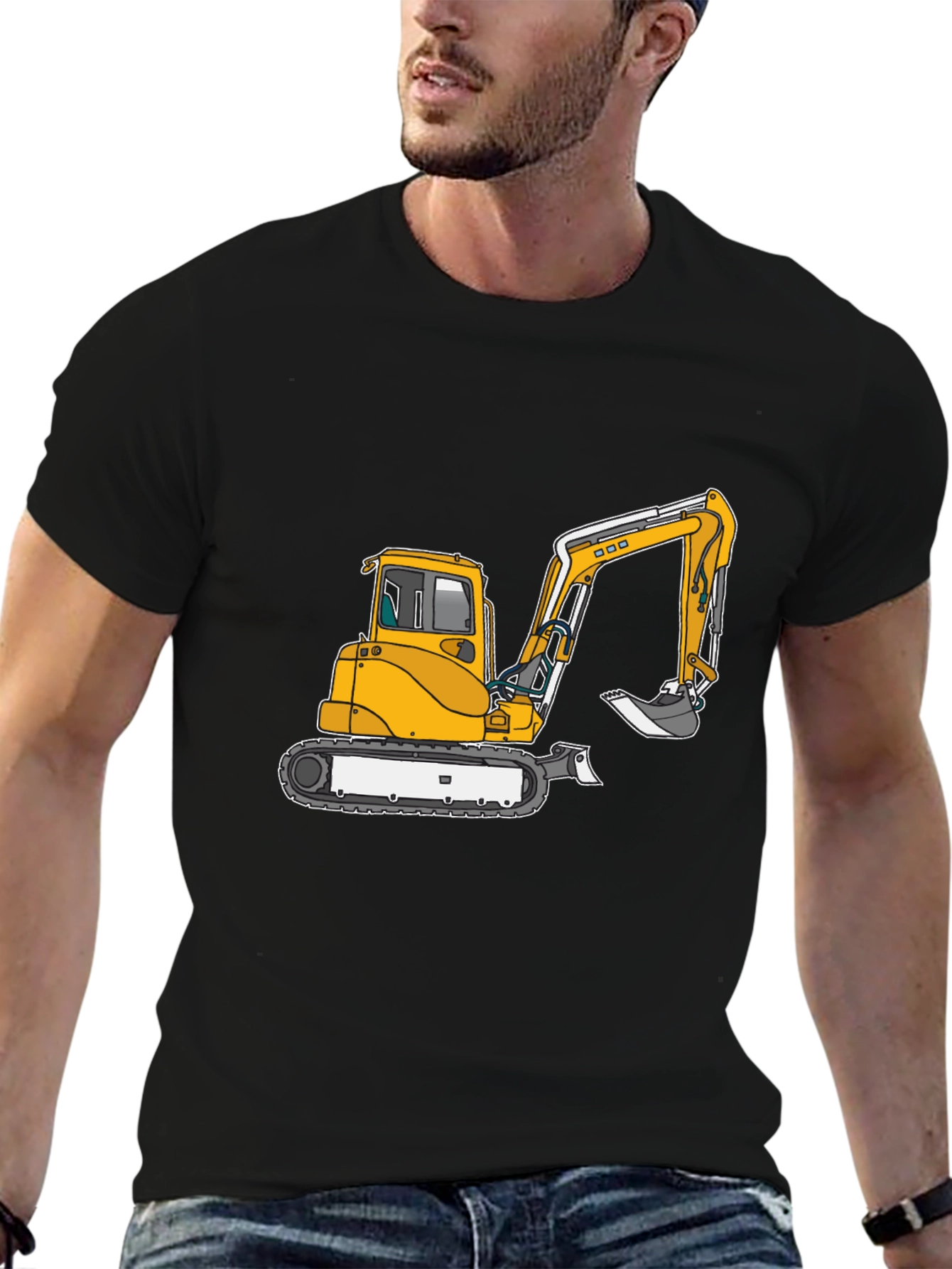 Excavator Graphic T-Shirt