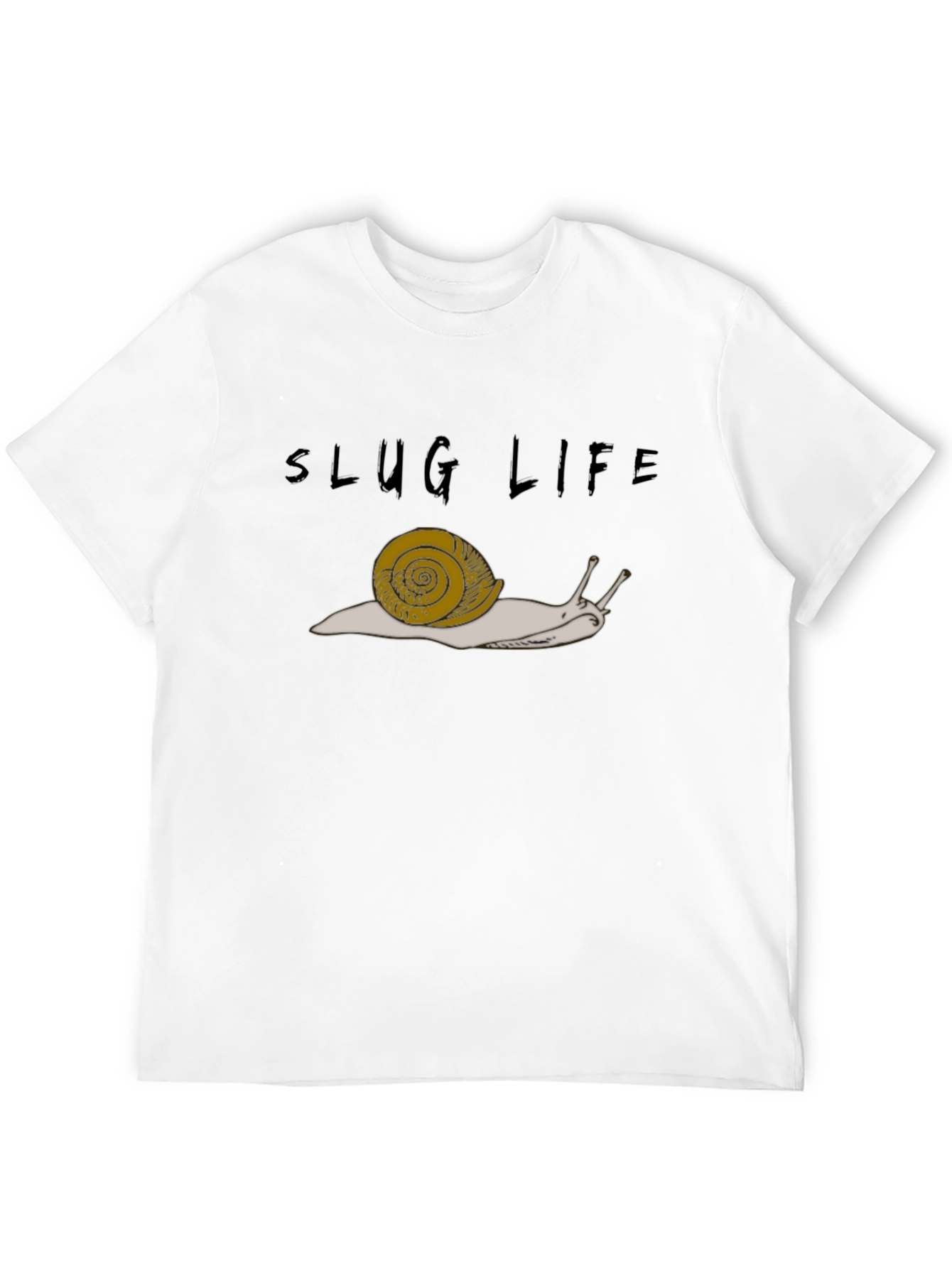 Slug Life Graphic Tee - Black Casual T-Shirt