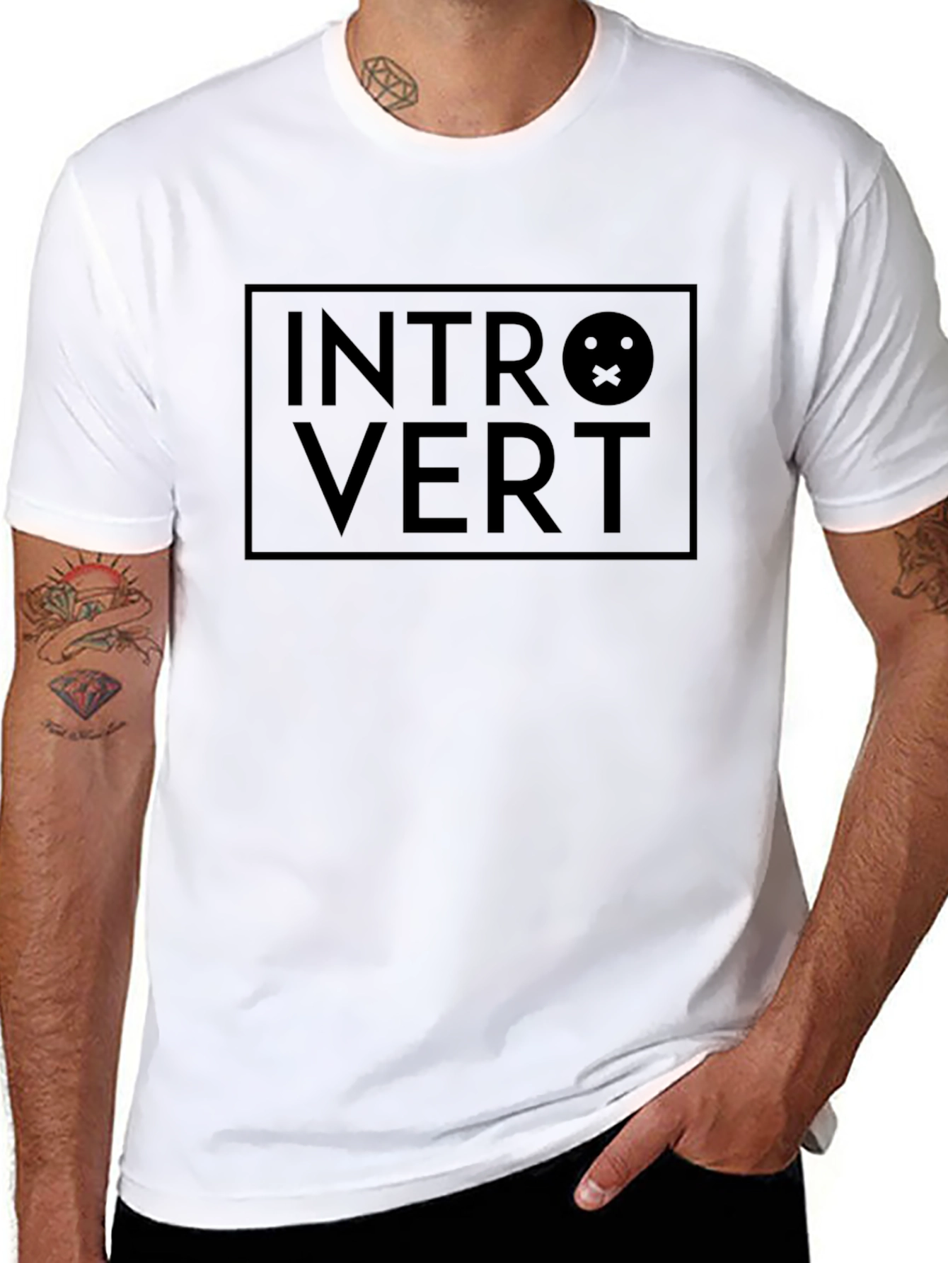 Introvert Graphic T-Shirt - Soft Cotton Blend
