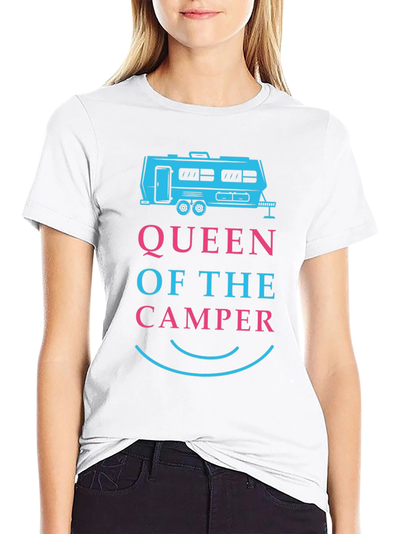 Queen of the Camper T-Shirt - Camping RV Life