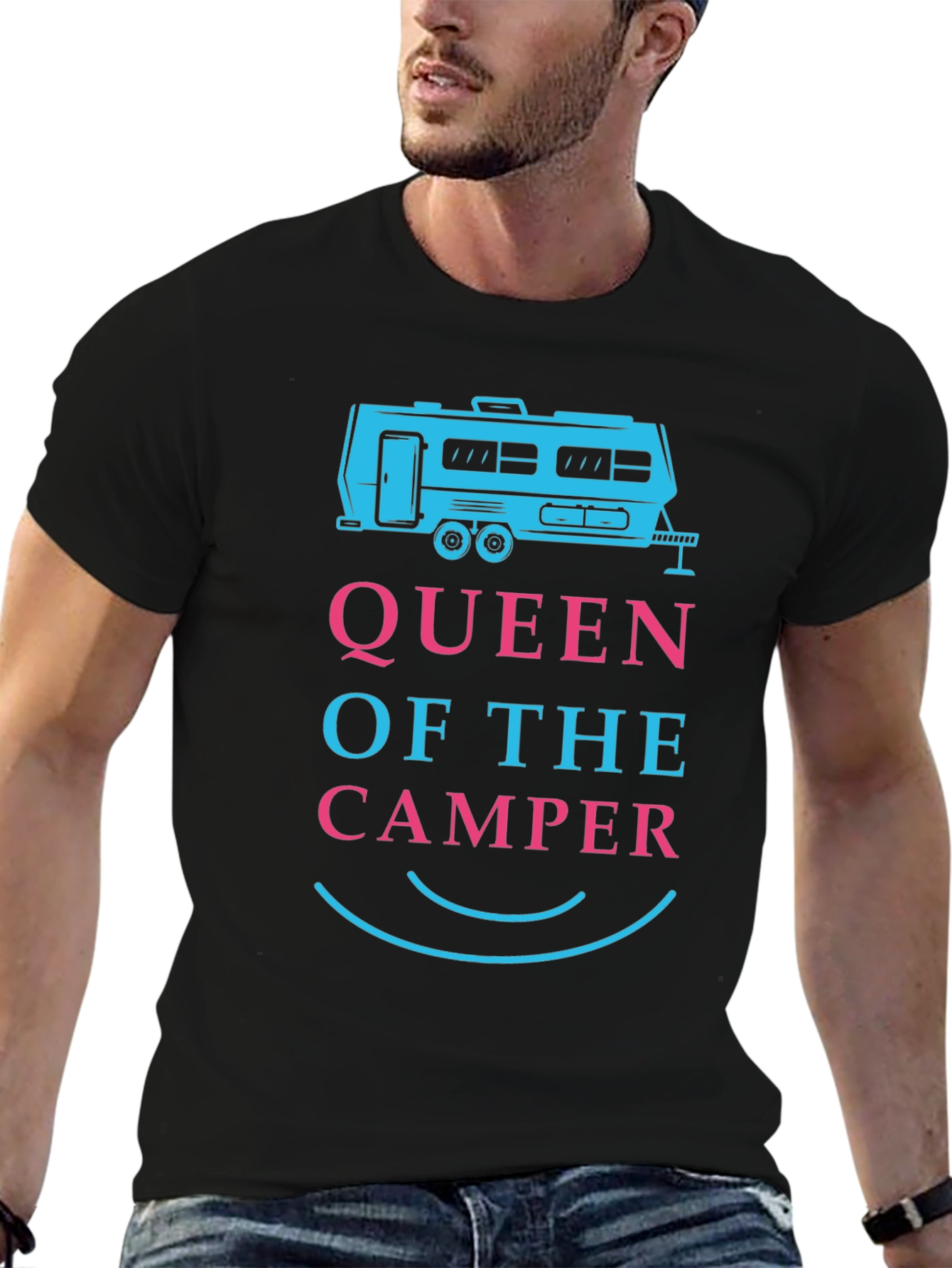 Queen of the Camper T-Shirt - Camping RV Life
