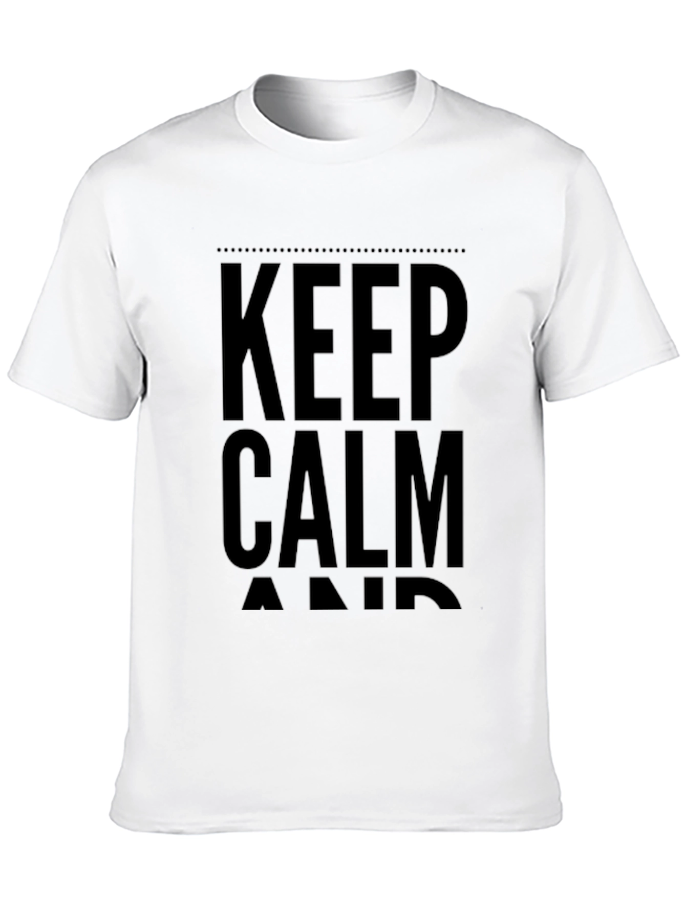 Keep Calm Black T-Shirt