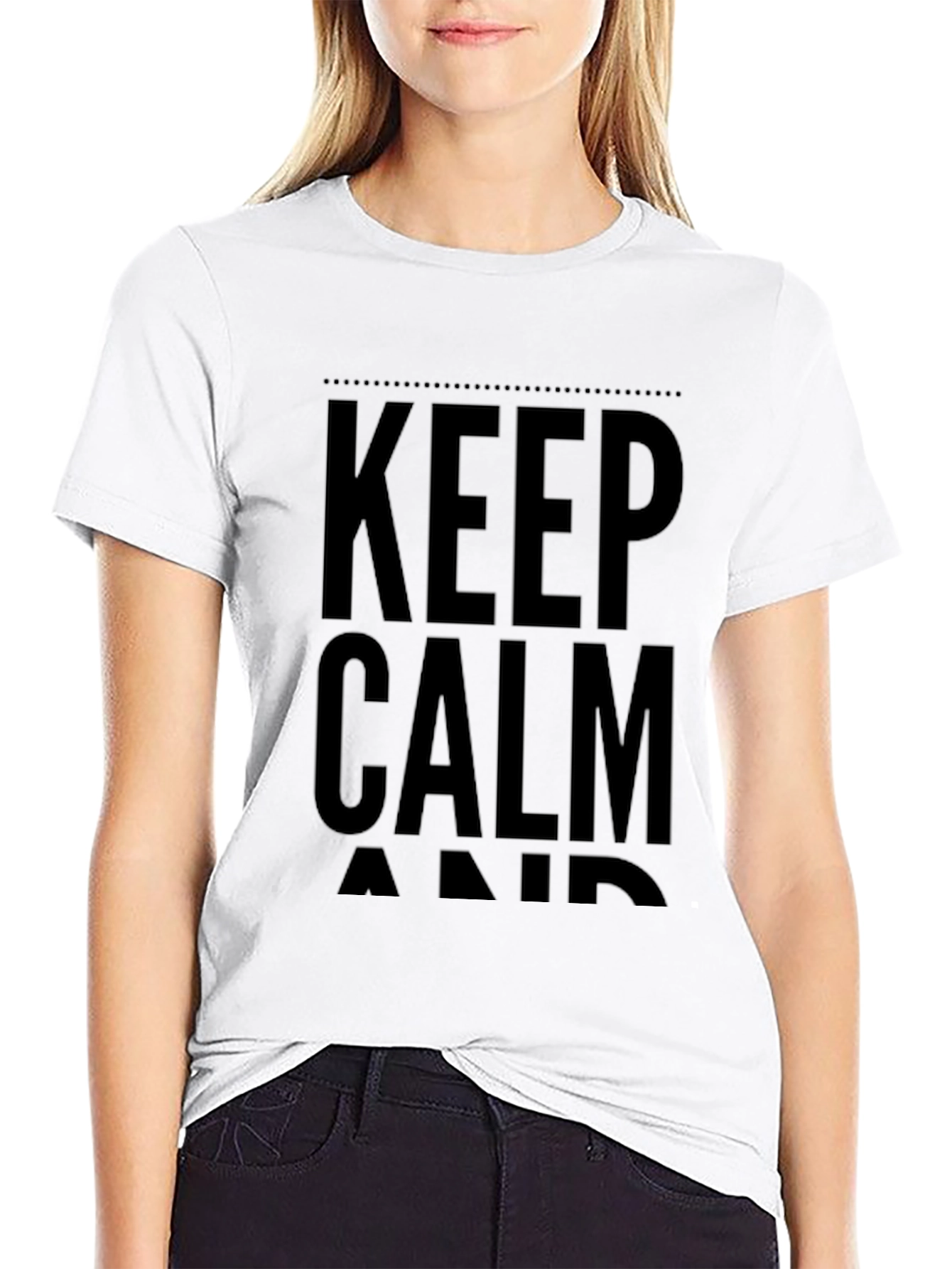 Keep Calm Black T-Shirt