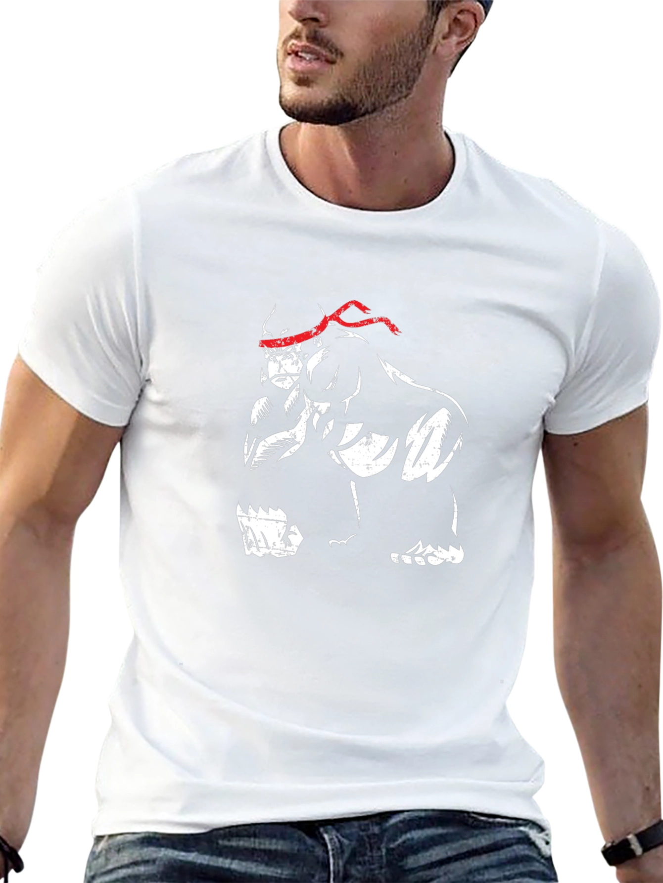 Gorilla Ninja T-Shirt - Black Graphic Tee