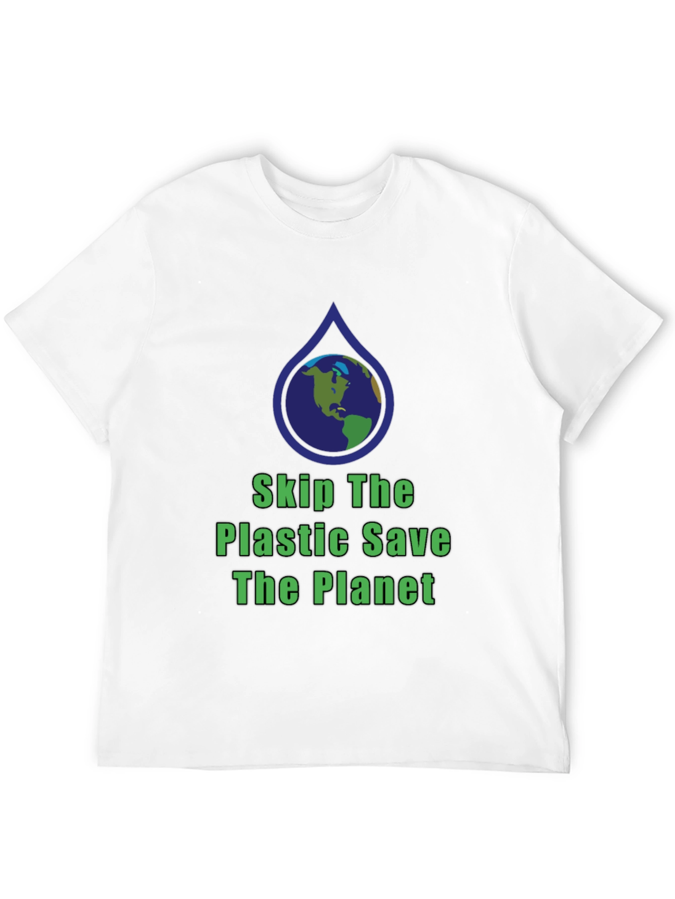 Eco-Friendly Save The Planet Graphic T-Shirt
