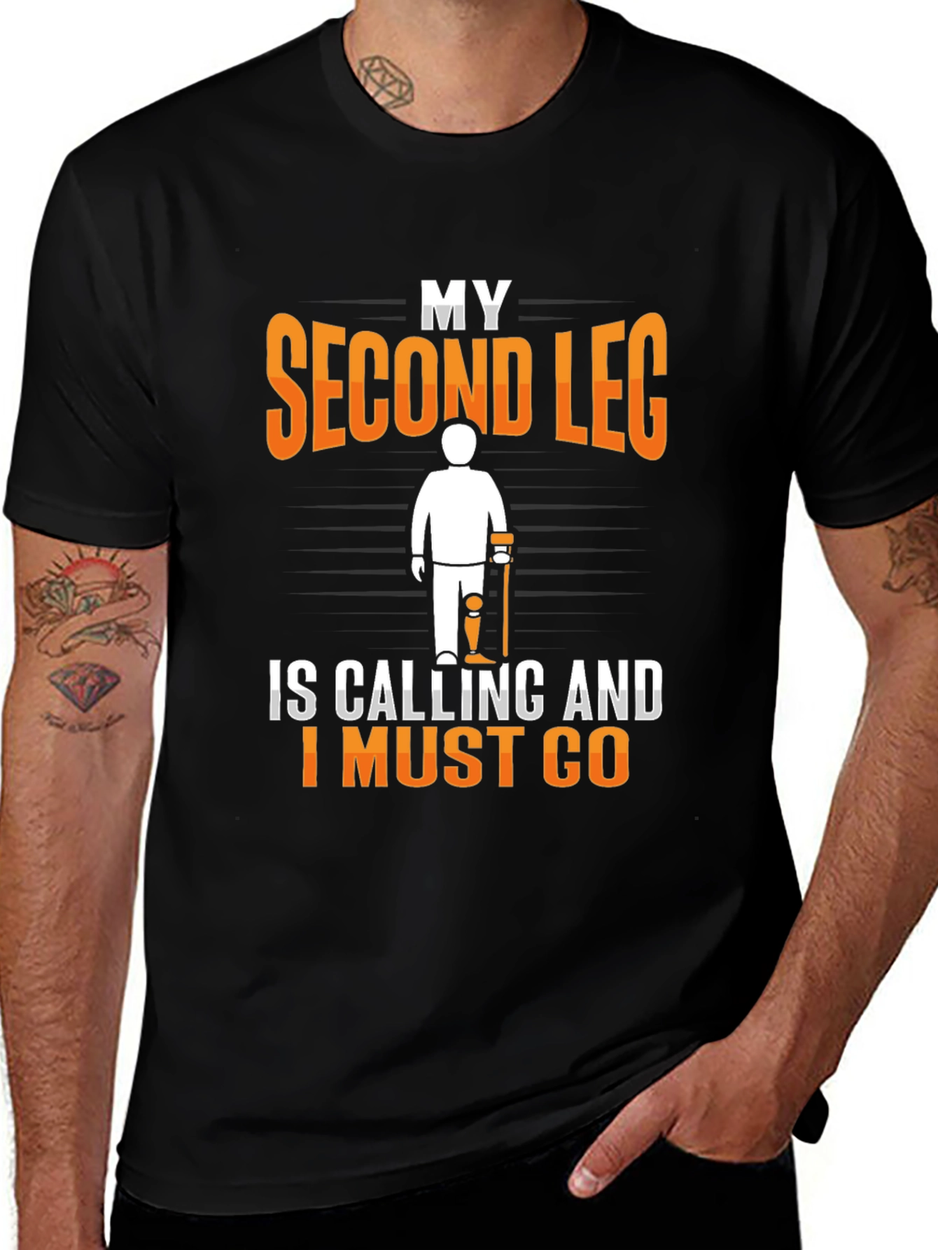 My Second Leg Funny Amputee T-Shirt