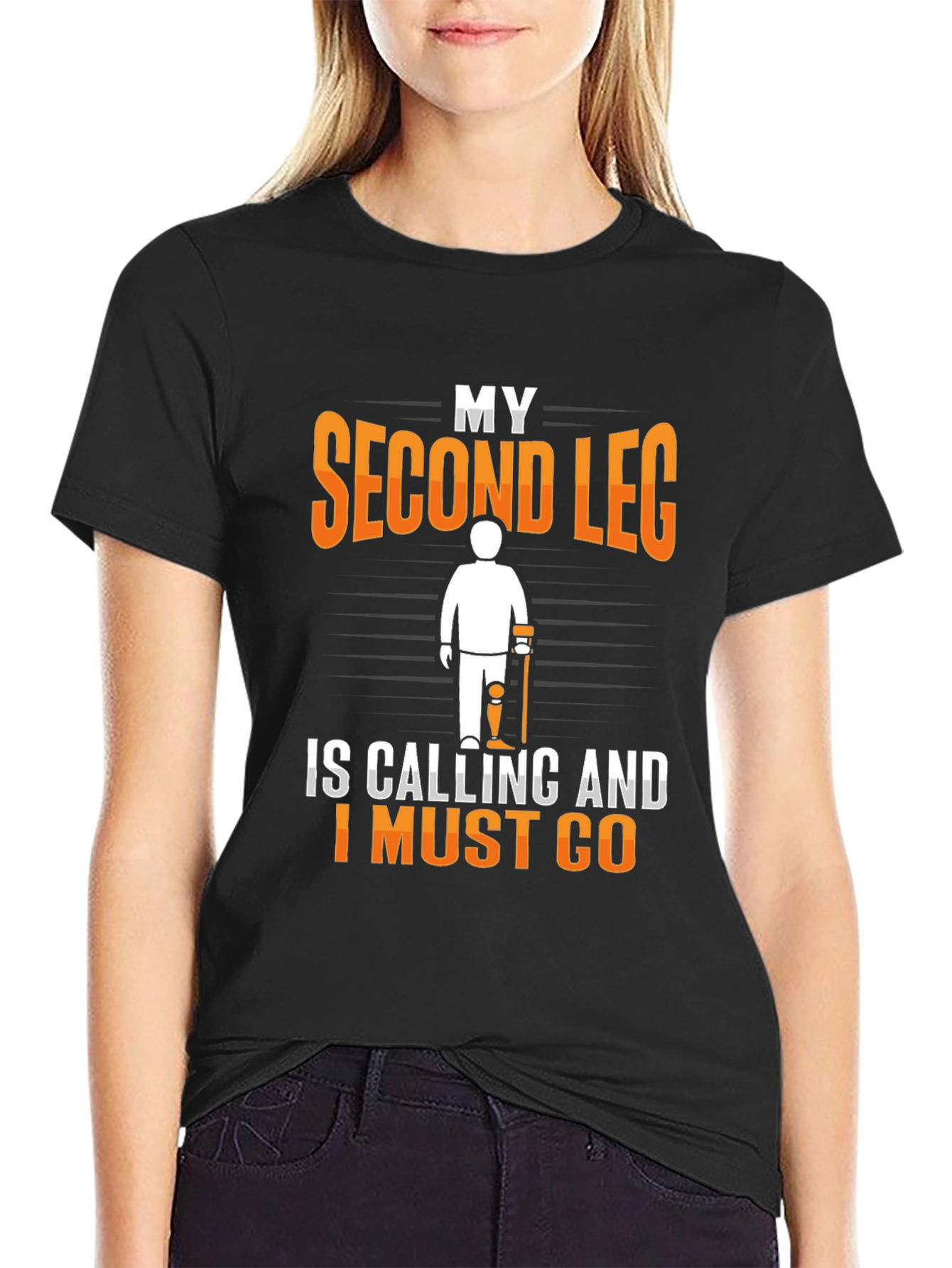 My Second Leg Funny Amputee T-Shirt