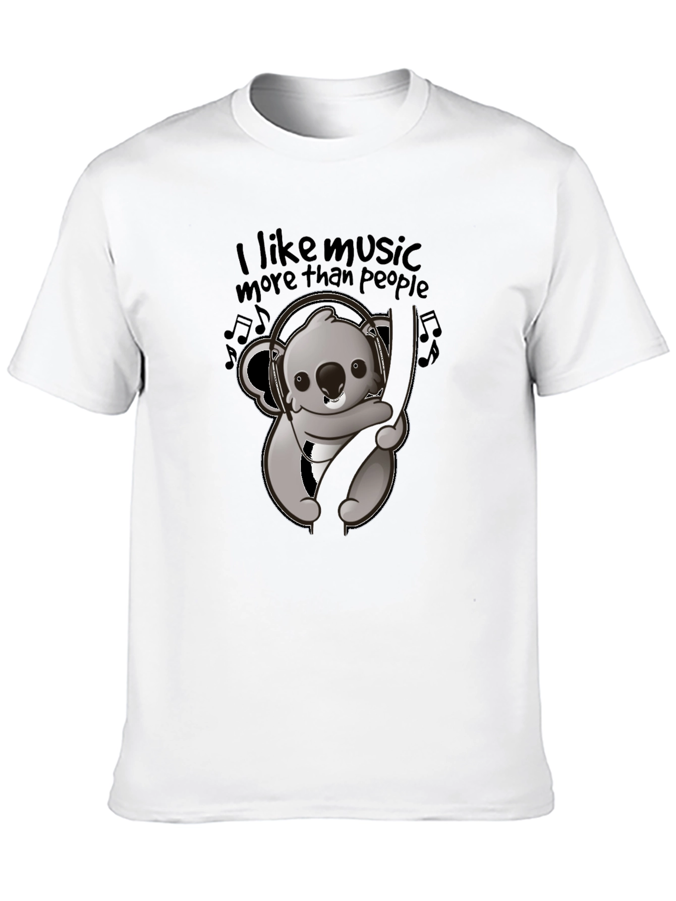 Music Loving Koala Graphic Tee